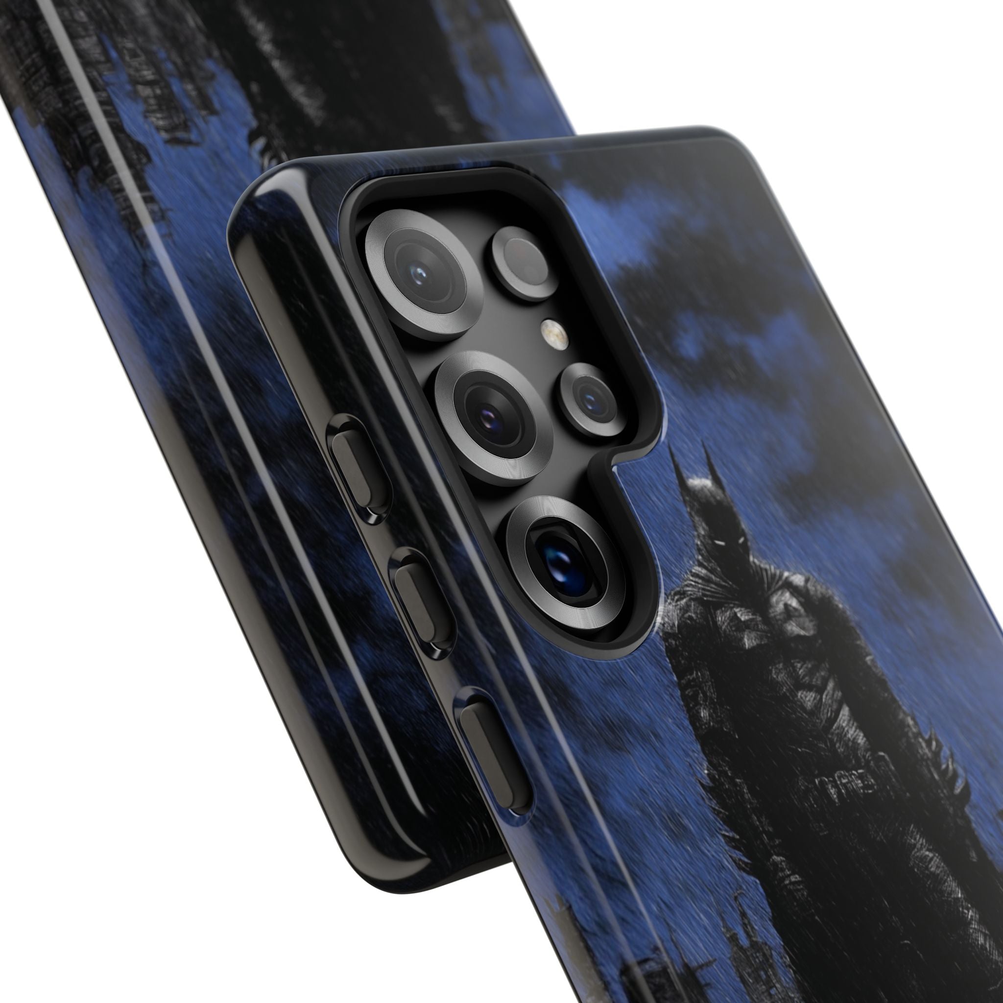 Batman Silhouette Tough Phone Case — Dark Gotham Protective Cover