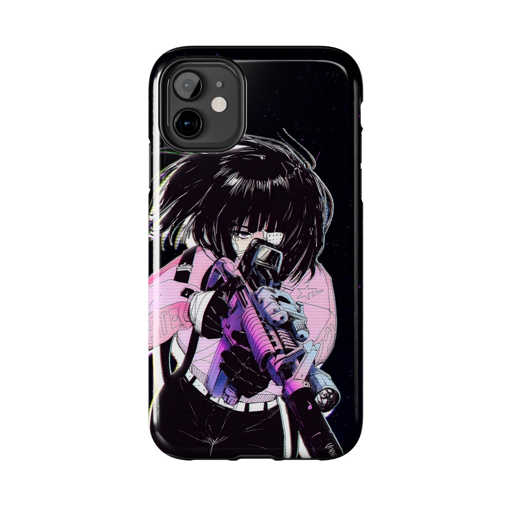 Anime-Style Tough Phone Cases with Edgy Designs, Perfect for Gamers, Cyberpunk Lovers, Gifts for Birthdays, Holidays, and Cosplay