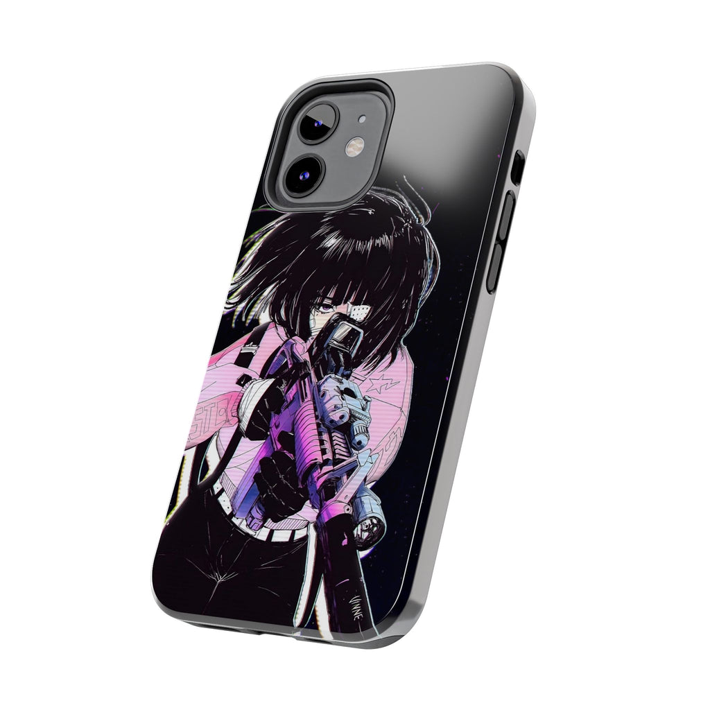 Anime-Style Tough Phone Cases with Edgy Designs, Perfect for Gamers, Cyberpunk Lovers, Gifts for Birthdays, Holidays, and Cosplay
