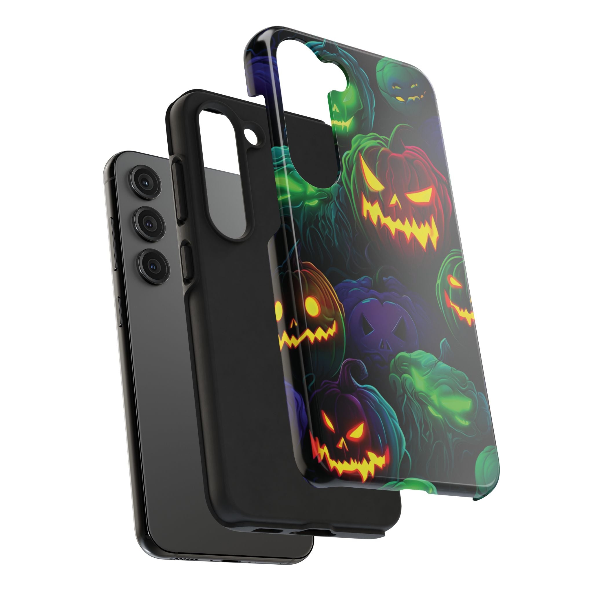 Halloween Pumpkin Phone Case, Spooky Fall Accessory, Tough Phone Cover, Halloween Gift, Pumpkin Decor