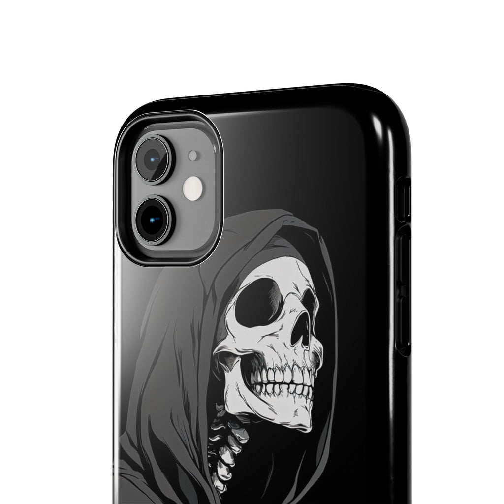 Edgy Skull Phone Cases, Protective Phone Cover, Goth Aesthetic, Halloween Decor, Unique Gift