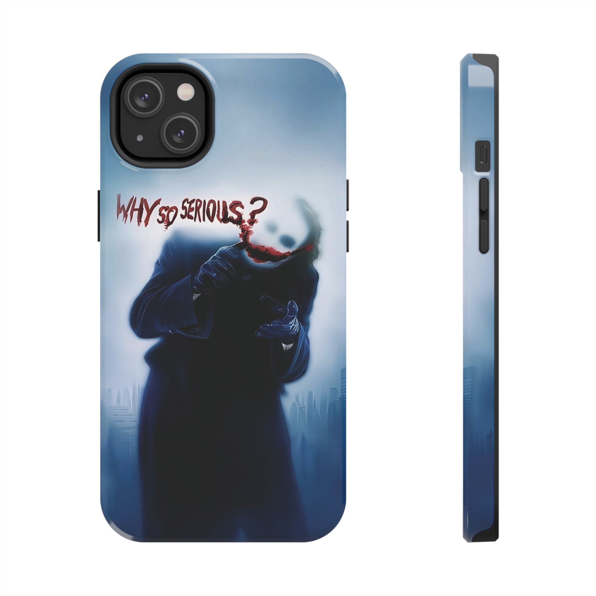 Tough Phone Cases, Dark Humor Phone Cover, Joker Inspired Case, Gifts for Movie Fans, Unique Phone Protector, Cool Accessories