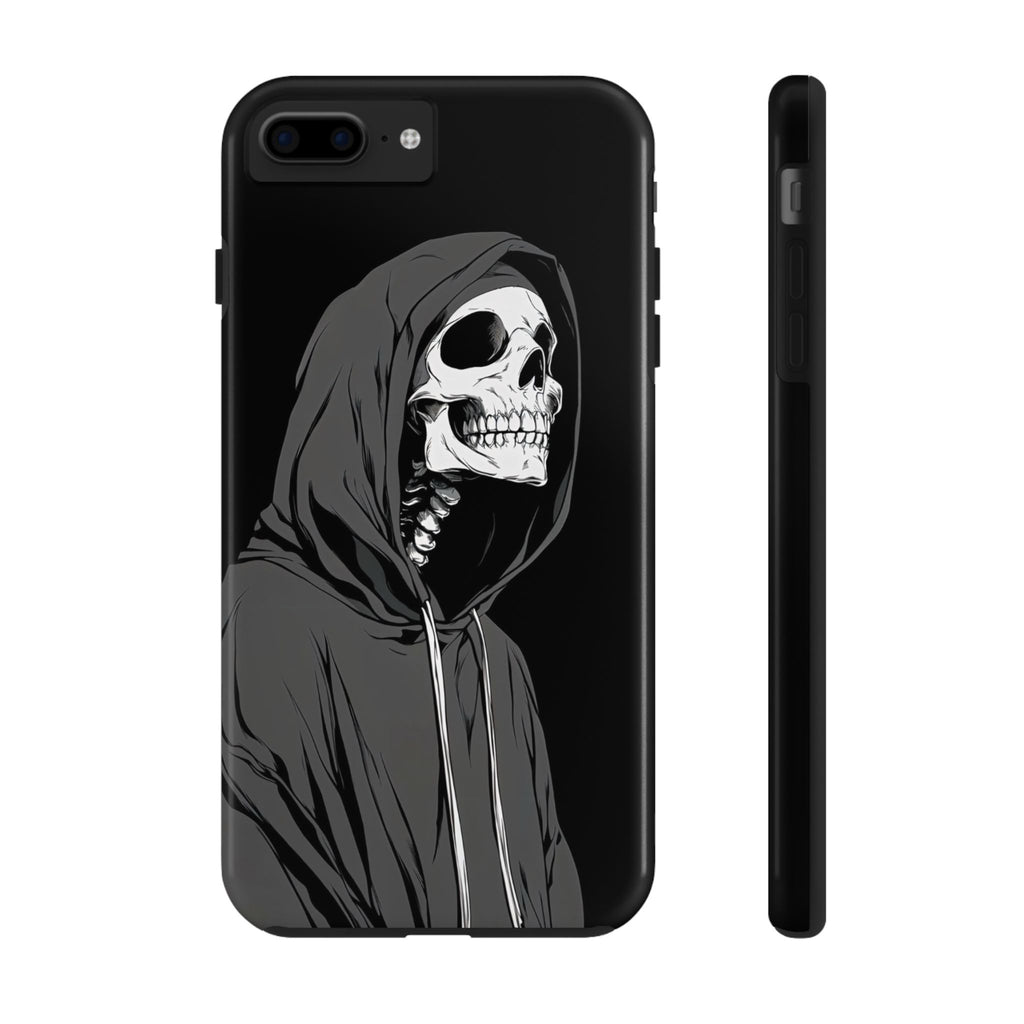 Edgy Skull Phone Cases, Protective Phone Cover, Goth Aesthetic, Halloween Decor, Unique Gift