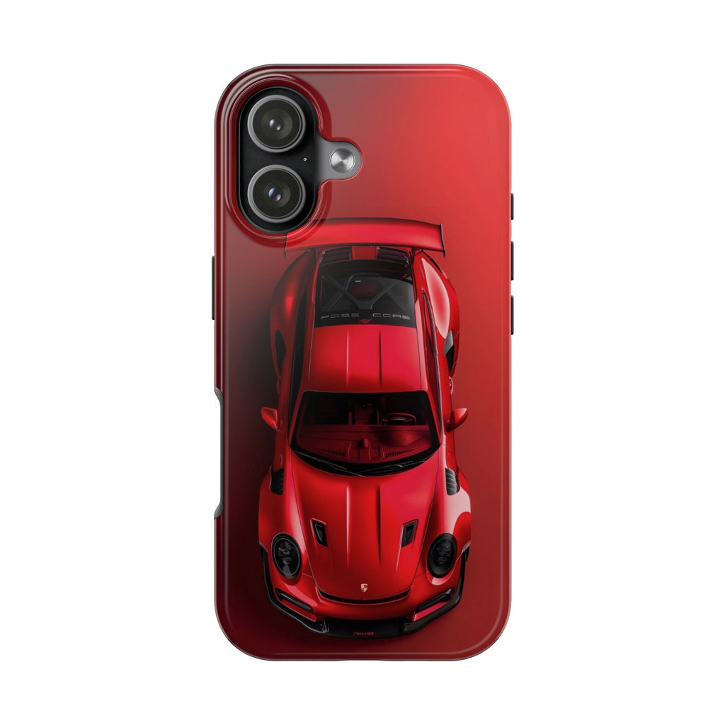 Sleek Sports Car Phone Cases for Automotive Enthusiasts, Durable Phone Covers, Car Lover Gifts, Stylish Tech Accessories, Red Racing Design