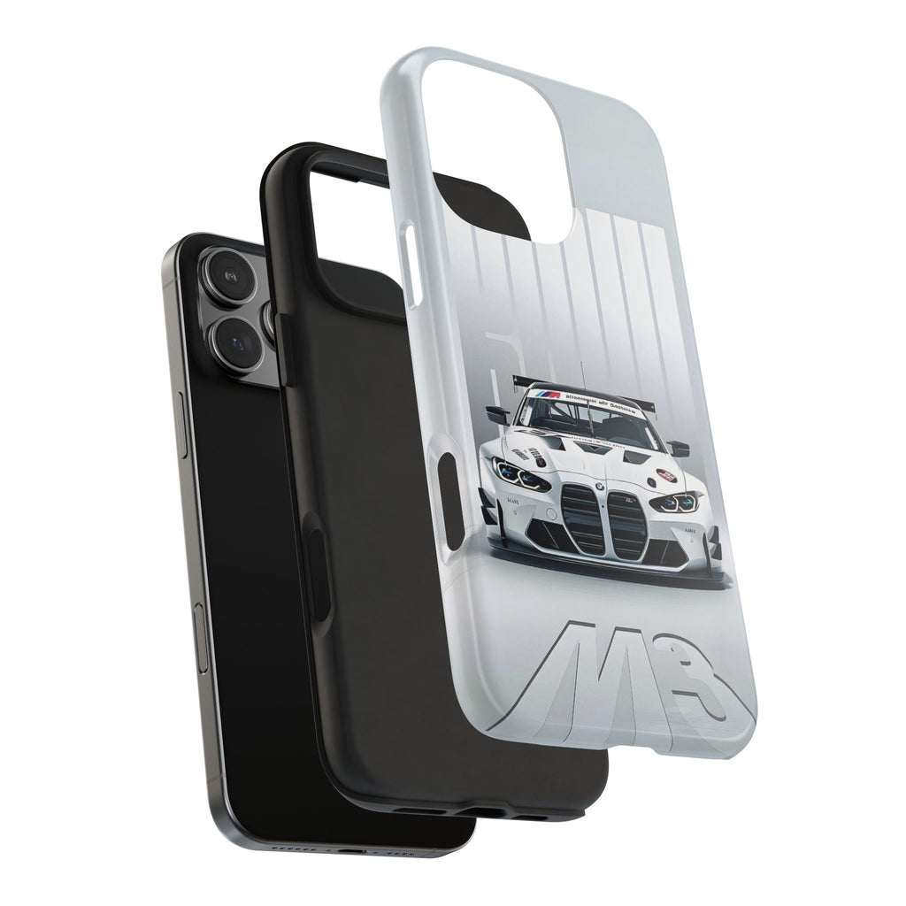 Race-Inspired Tough Phone Case for BMW M3 Fans