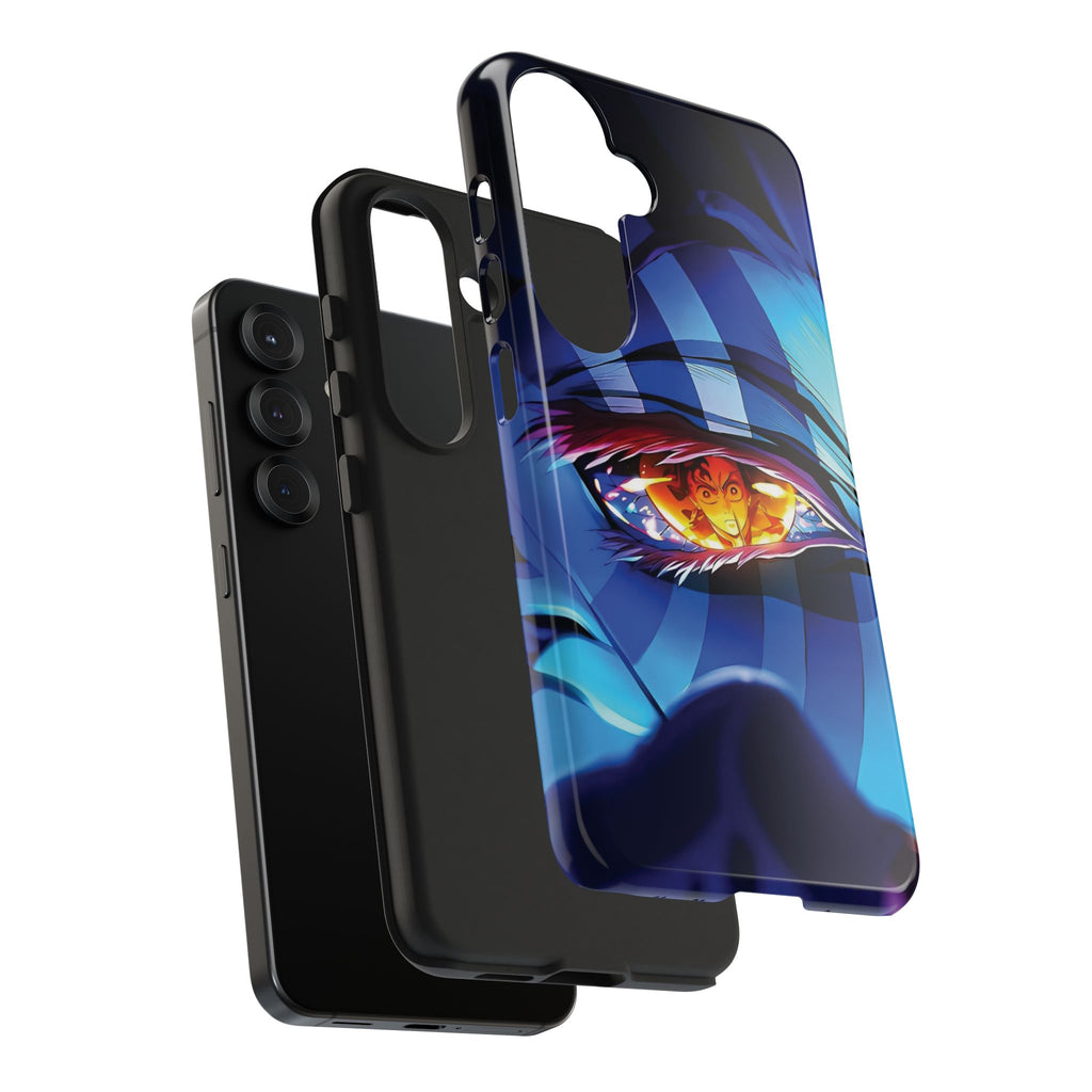 Artistic Tough Phone Case with Eye Design