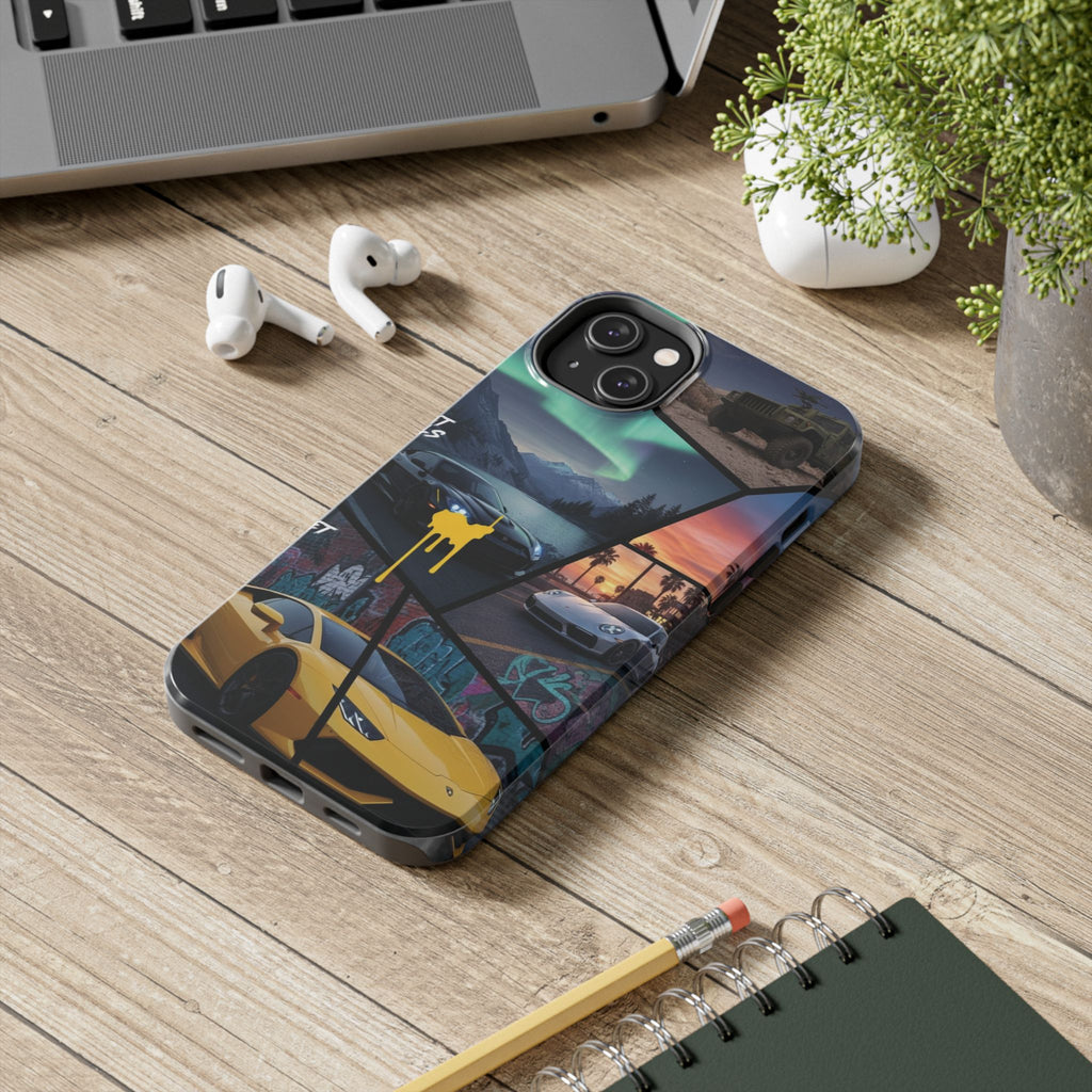 Vibrant Automotive Tough Phone Case – Perfect for Car Enthusiasts