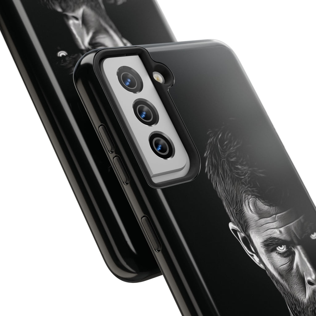 Tough Phone Cases featuring Warrior Design, Rugged Protector, Gift for Adventurers, Customizable Case, Durable Phone Cover