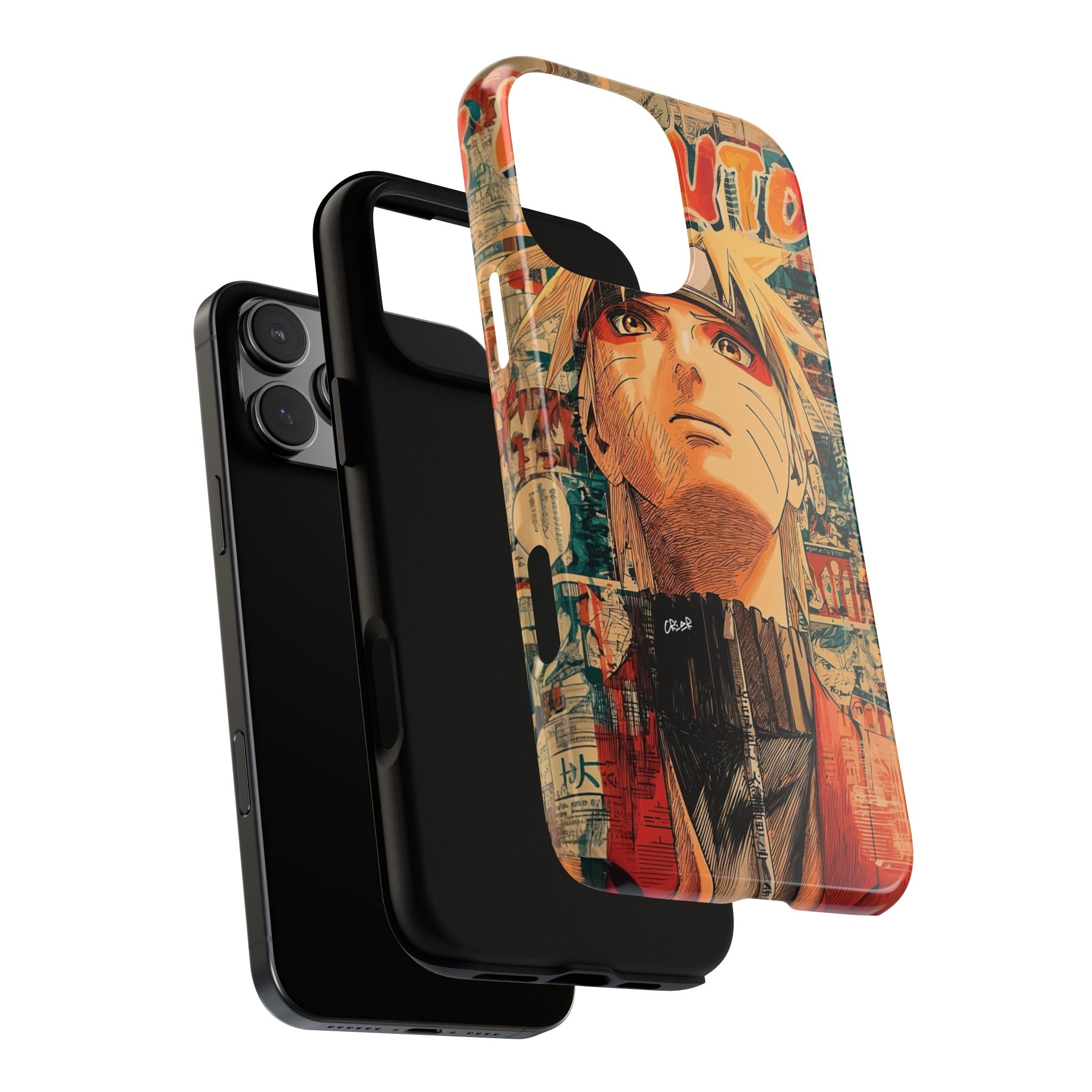 Anime Naruto Portrait Phone Case — Inspirational Shonen Graphic Phone Cover