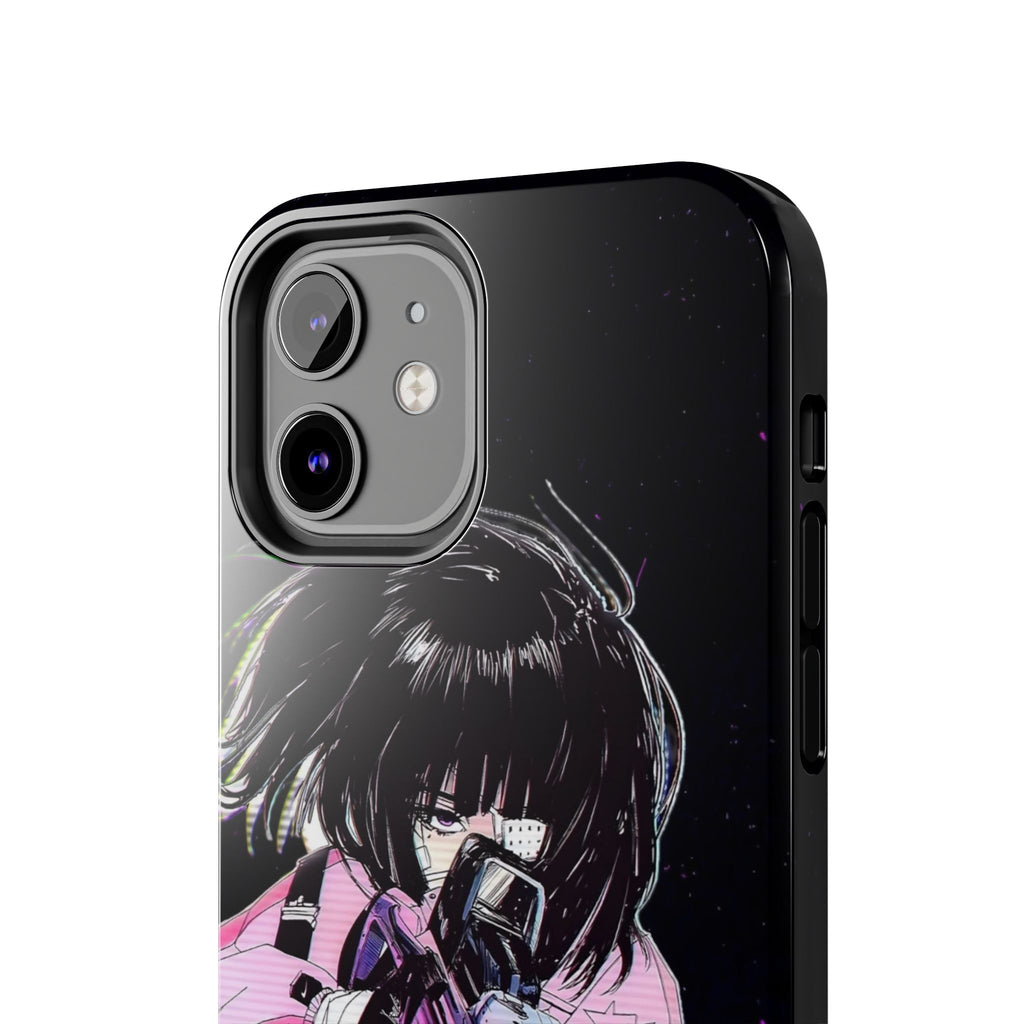 Anime-Style Tough Phone Cases with Edgy Designs, Perfect for Gamers, Cyberpunk Lovers, Gifts for Birthdays, Holidays, and Cosplay