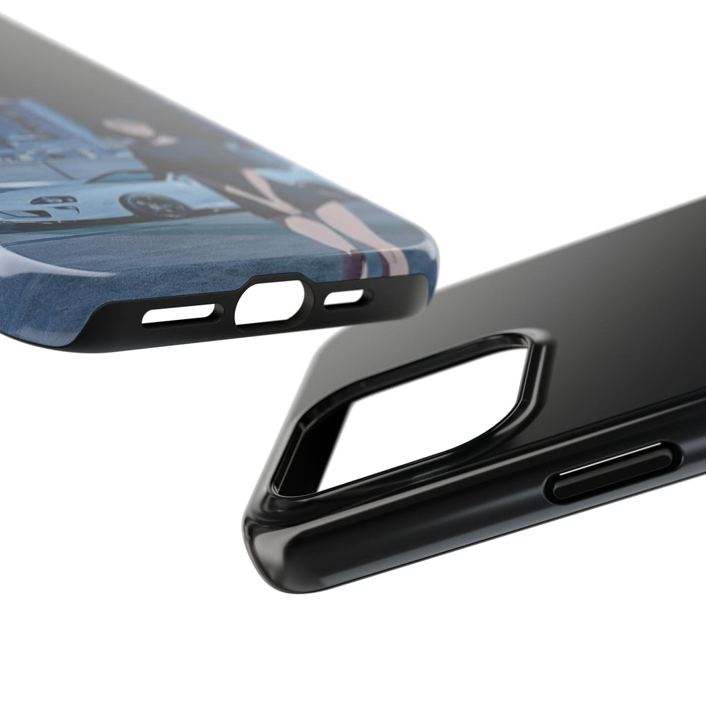 Anime-Inspired Tough Phone Case for Car Enthusiasts