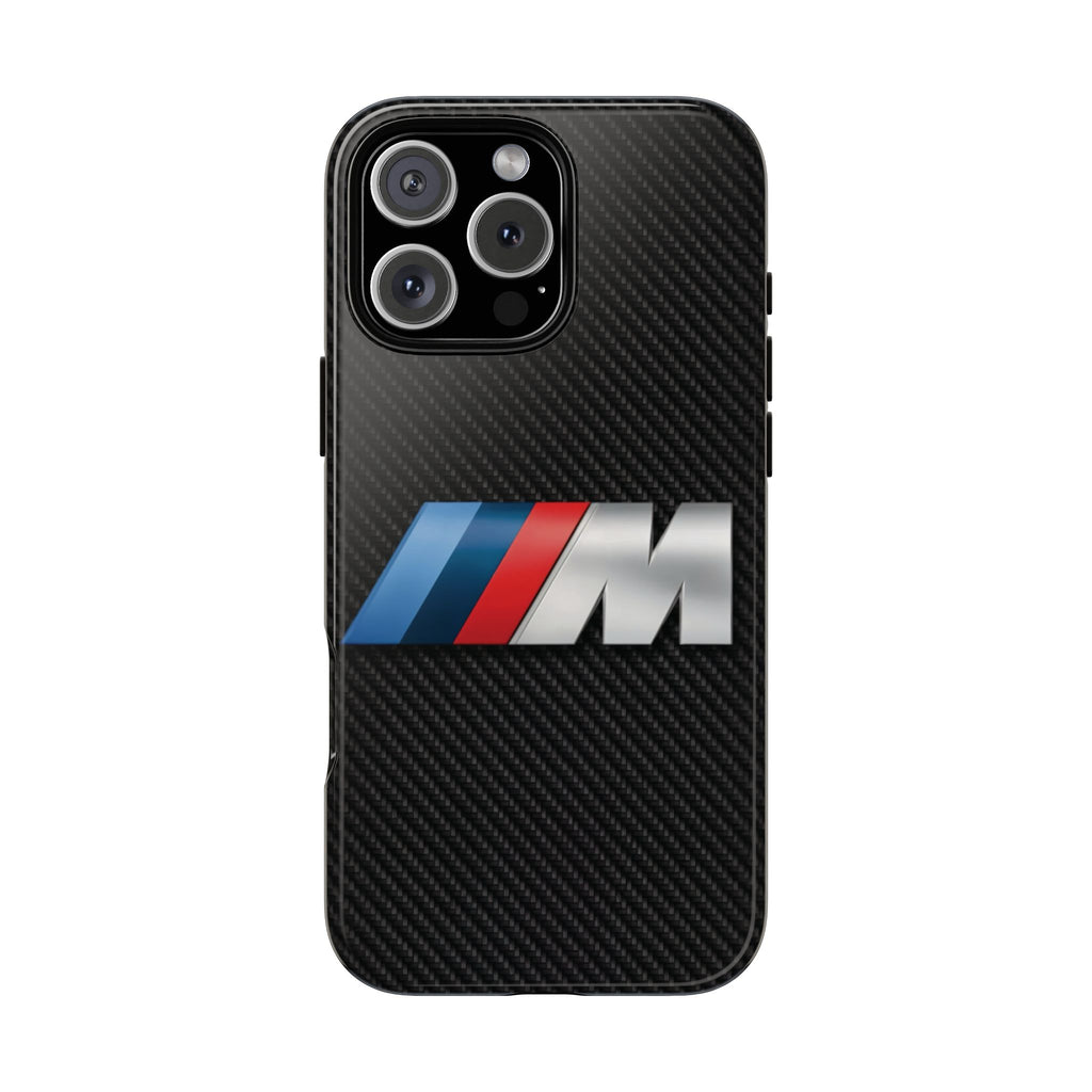 Carbon Fiber BMW M Logo Tough Phone Case