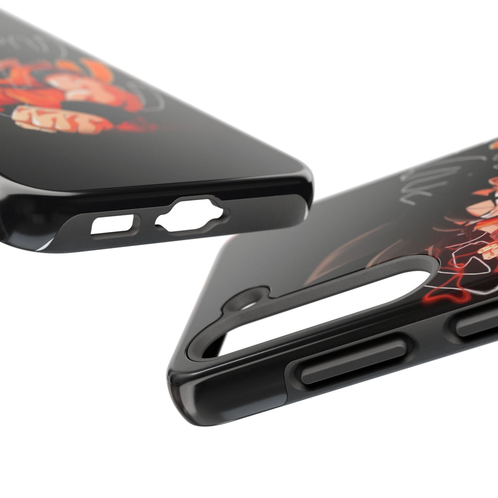 Anime Tough Phone Cases, Goku Strength Case, Durable Phone Cover, Gaming Phone Accessory, Cartoon Phone Case, Gift for Fans