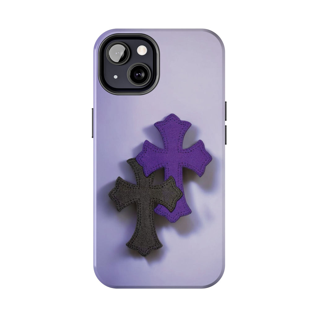 Cross Design Tough Phone Cases, Durable Phone Covers, Christian Gifts, Protective Cases for Men, Unique Tech Accessories