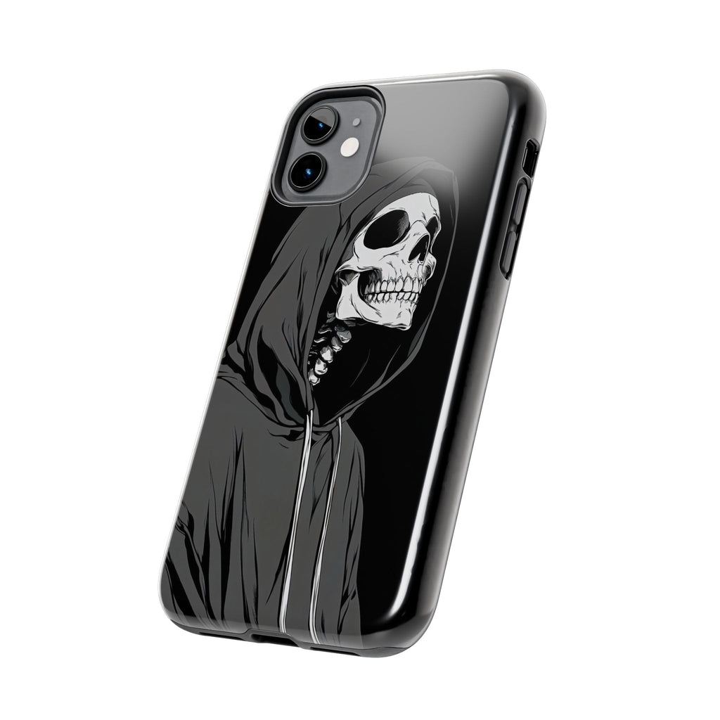 Edgy Skull Phone Cases, Protective Phone Cover, Goth Aesthetic, Halloween Decor, Unique Gift