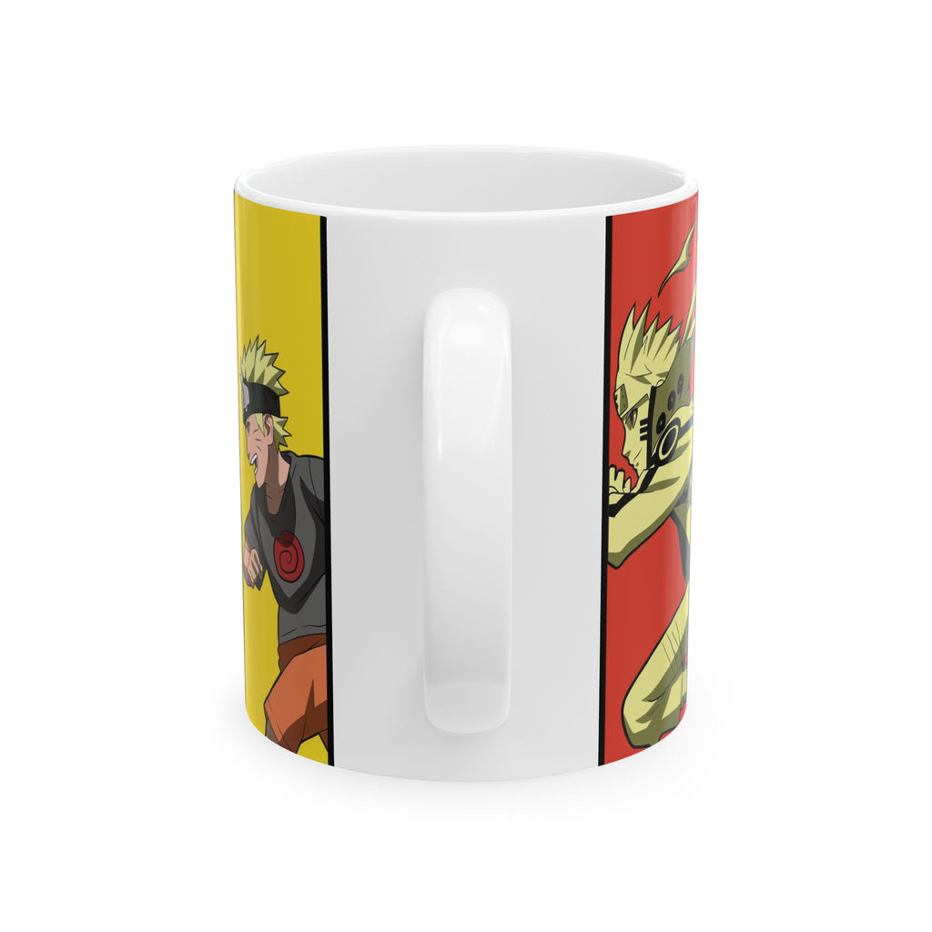 Naruto Evolution Ceramic Mug — Anime Ninja Transformations (11oz, 15oz)