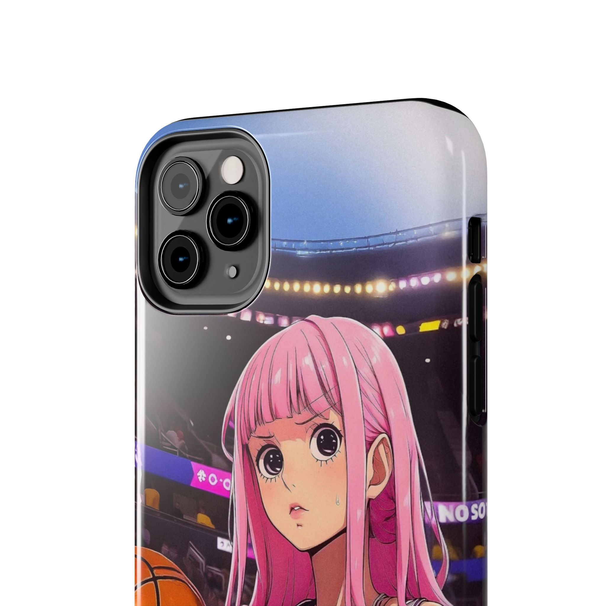 Sporty Anime Phone Cases - Tough Protection, Unique Basketball Design, Gift for Fans, Durable Soft Case, Perfect for Sports Lovers