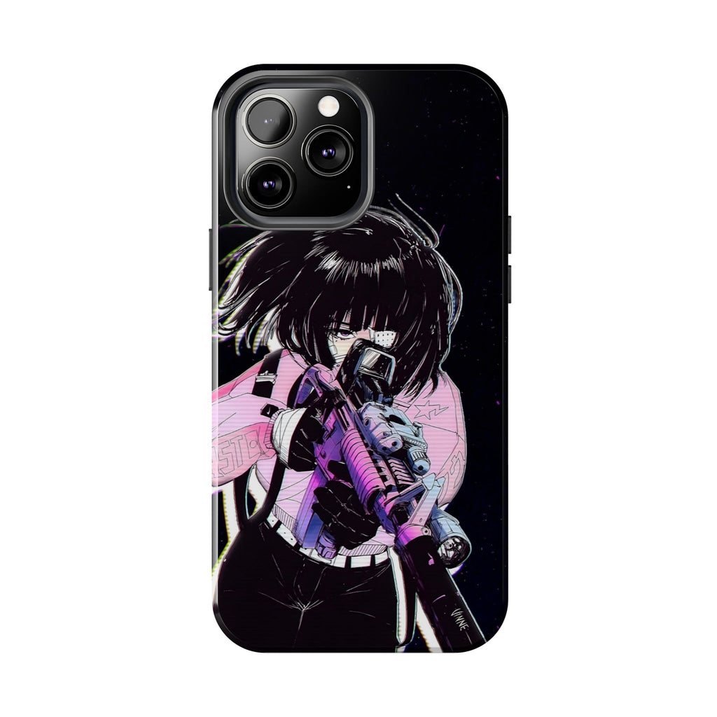 Anime-Style Tough Phone Cases with Edgy Designs, Perfect for Gamers, Cyberpunk Lovers, Gifts for Birthdays, Holidays, and Cosplay