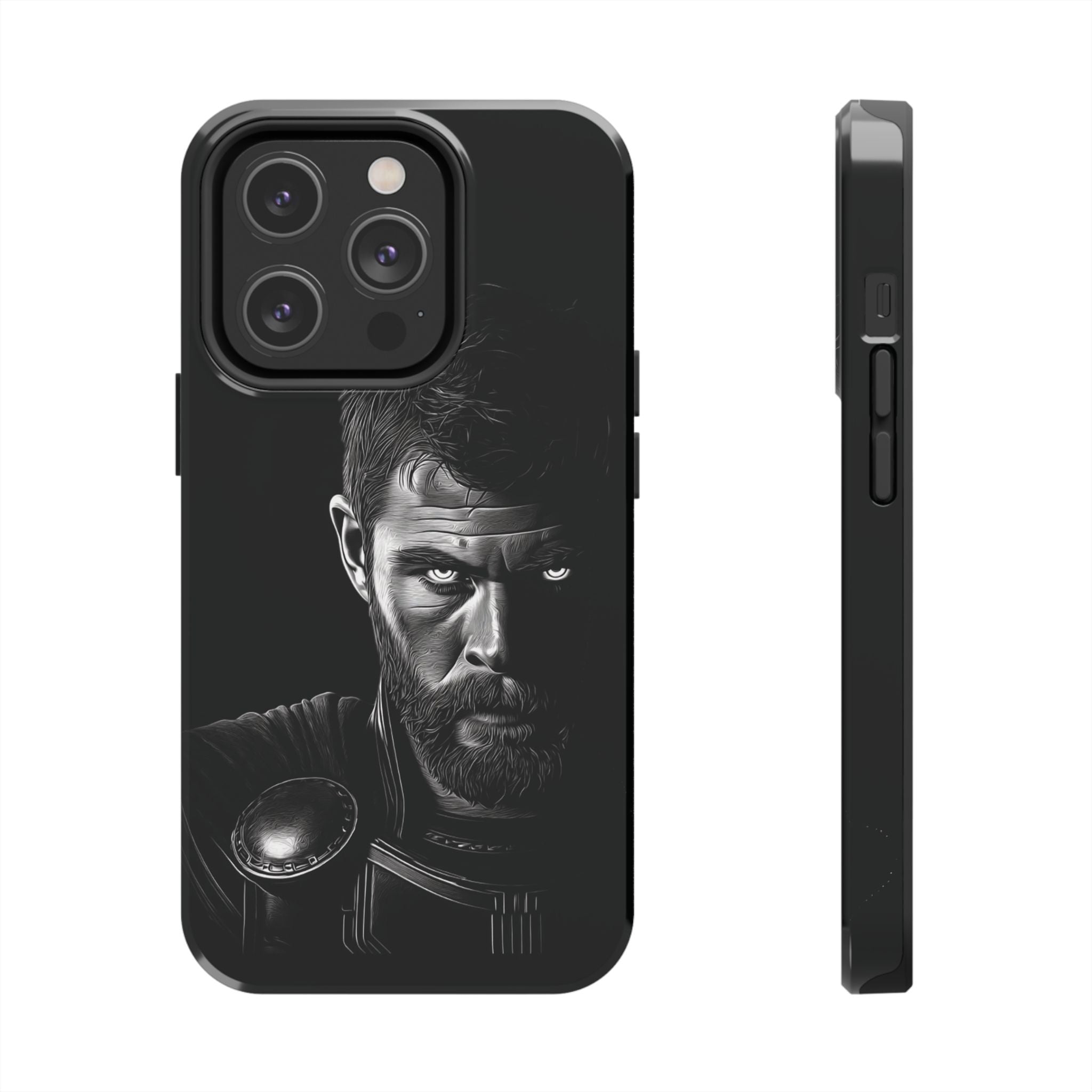 Tough Phone Cases featuring Warrior Design, Rugged Protector, Gift for Adventurers, Customizable Case, Durable Phone Cover