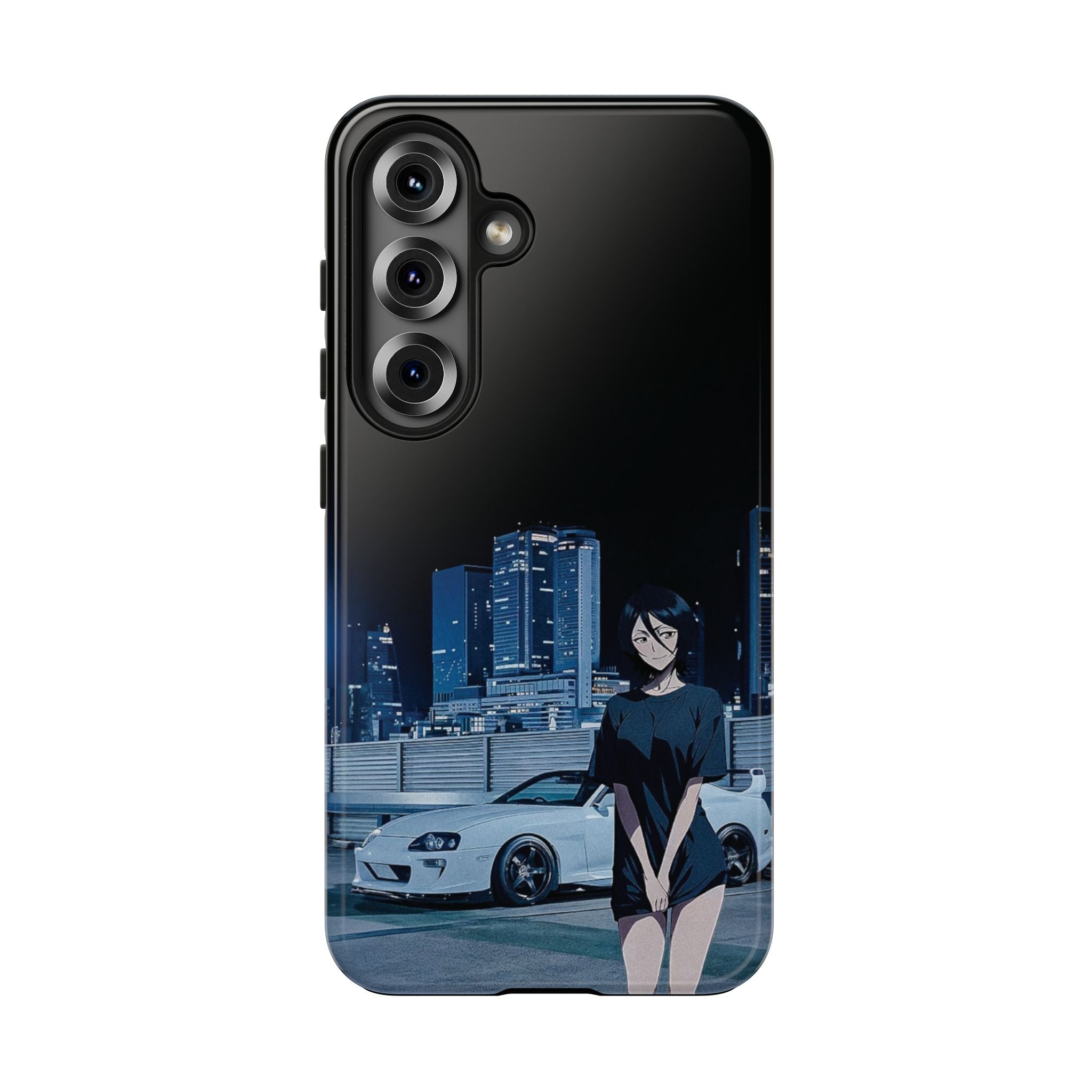 Anime-Inspired Tough Phone Case for Car Enthusiasts