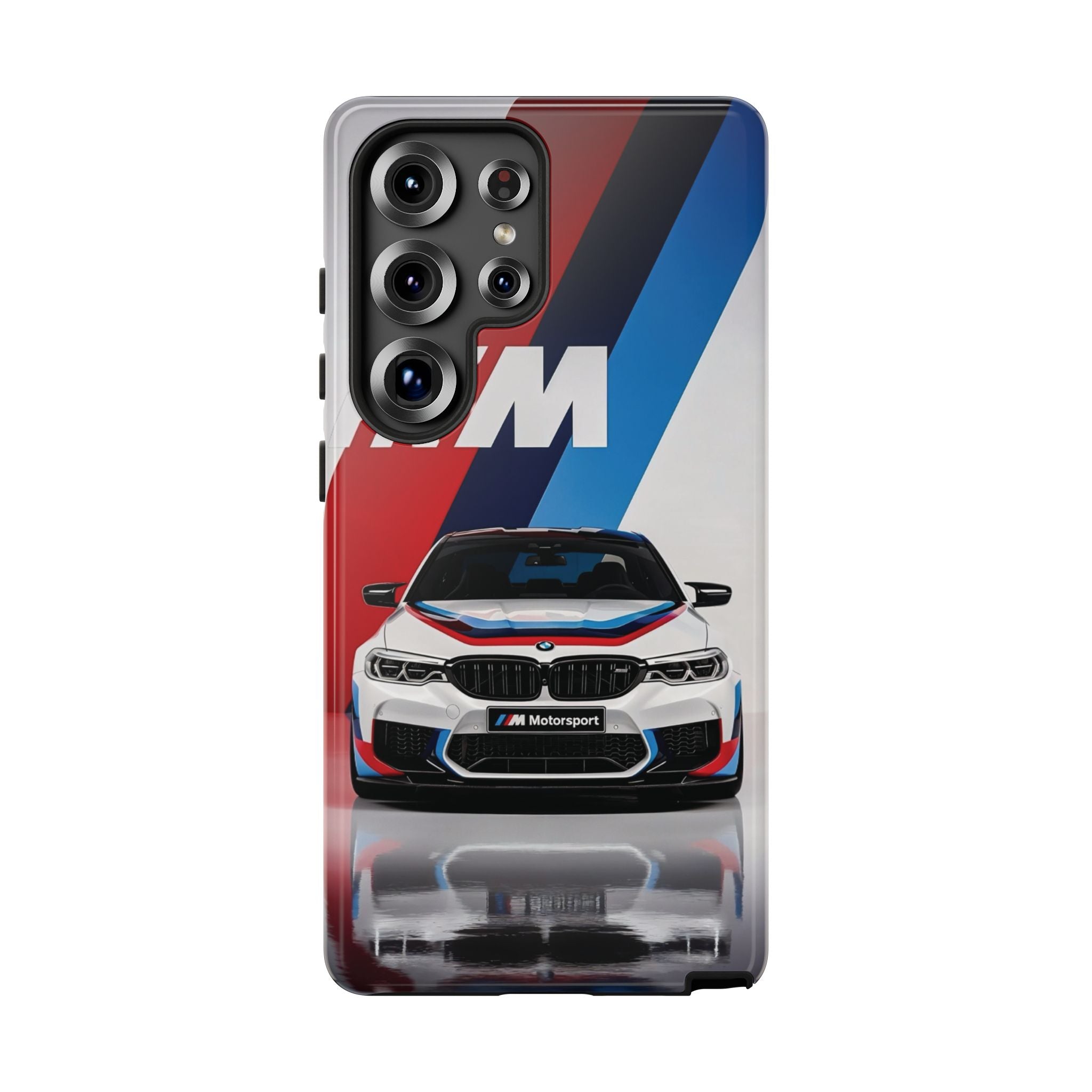 Racing Stripe Tough Phone Case — Motorsport Car Graphic