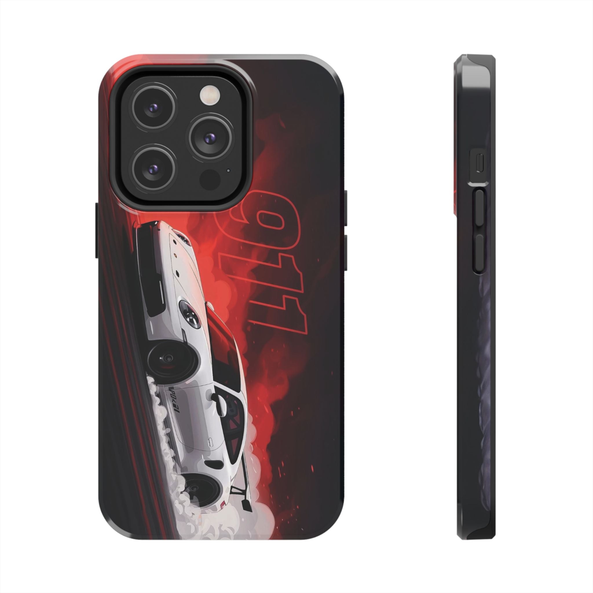 Racing-Inspired Porsche Tough Phone Case with 911 Design