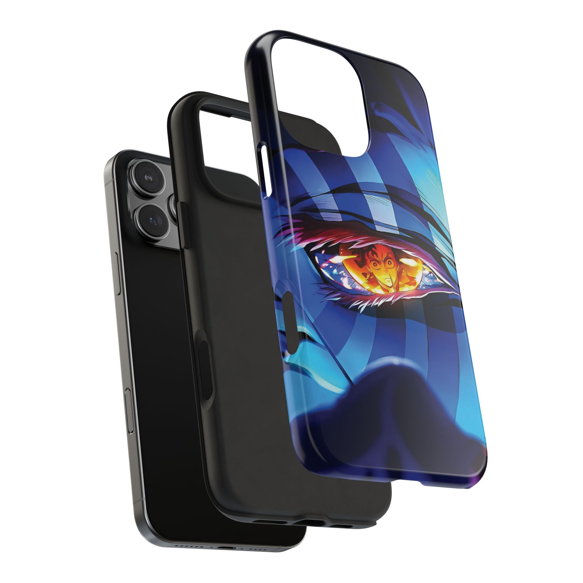 Artistic Tough Phone Case with Eye Design