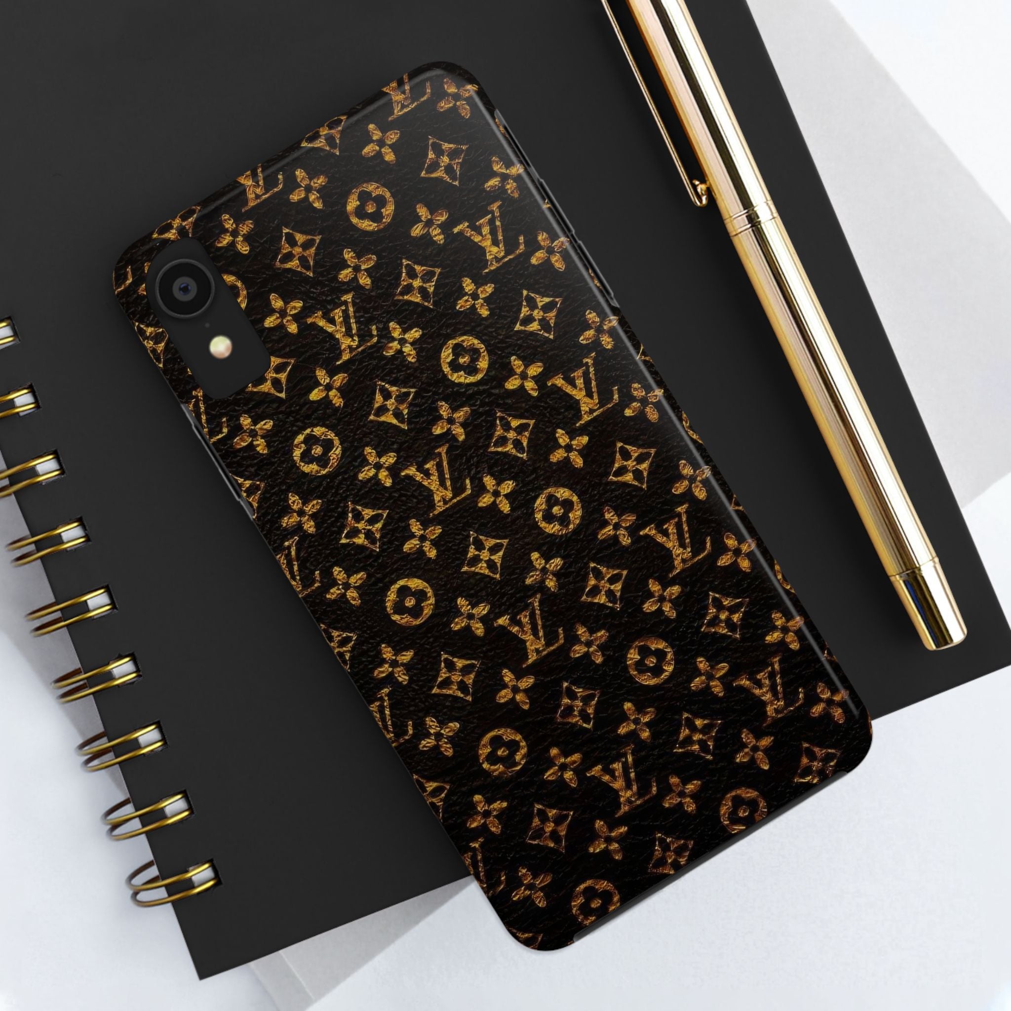 Louis Vuitton Inspired Tough Phone Cases, Stylish Phone Covers, Luxurious Phone Accessories, Fashionable Gift for Her, Durable Tech [...]