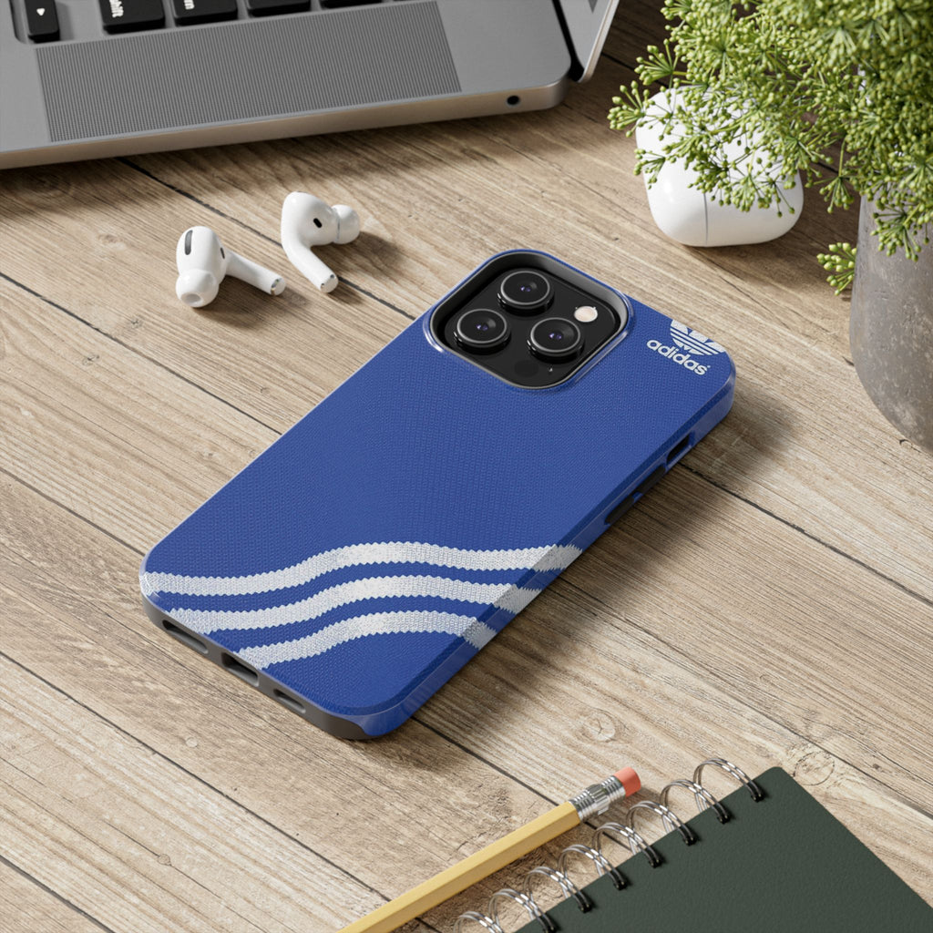 Blue Wave Tough Phone Cases - Durable Cell Phone Covers, Sports-Inspired Accessories, Unique Gift Idea for Athletes & Trendsetters