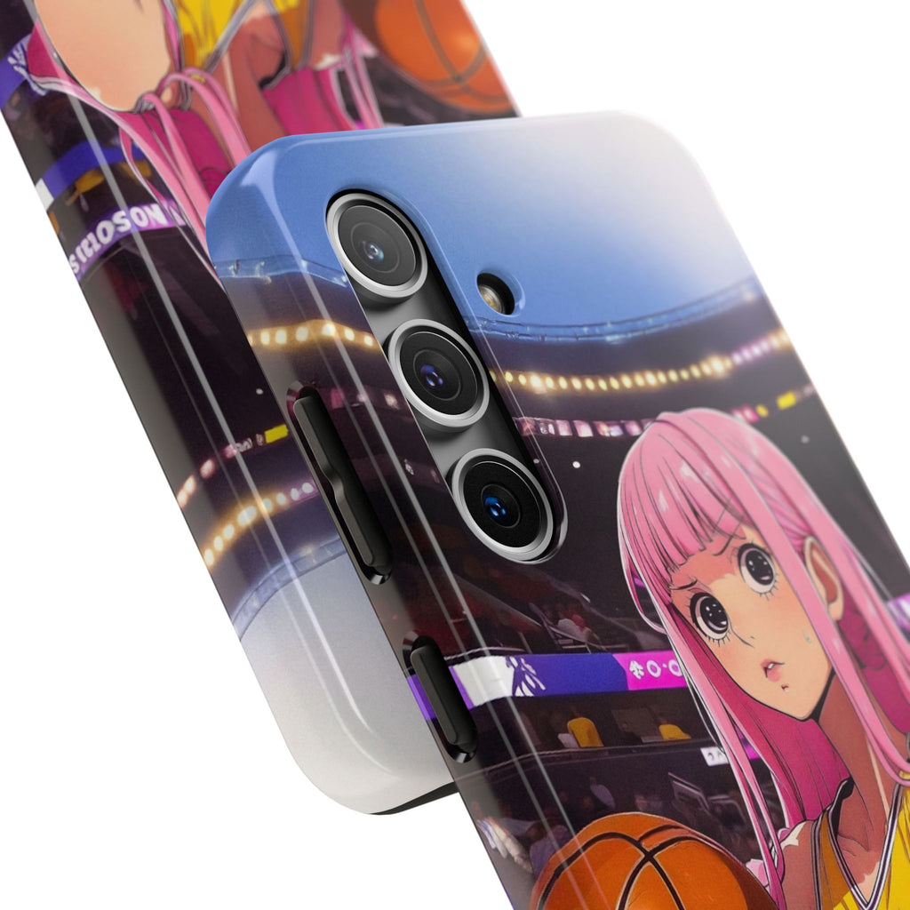 Sporty Anime Phone Cases - Tough Protection, Unique Basketball Design, Gift for Fans, Durable Soft Case, Perfect for Sports Lovers