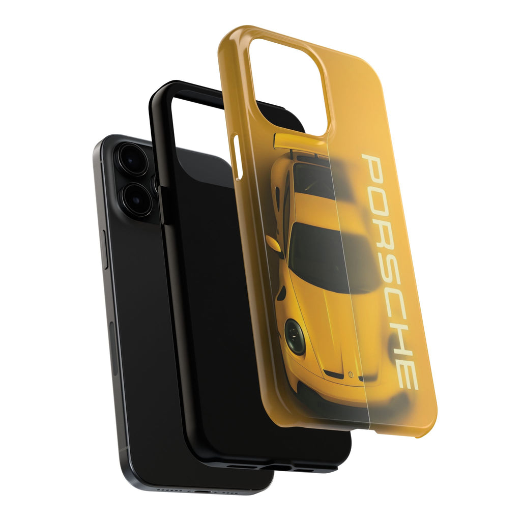 Stylish Car Lover's Phone Case, Durable Tough Phone Case, Gift for Car Enthusiasts, Porsche Design Case, Unique Auto Accessory