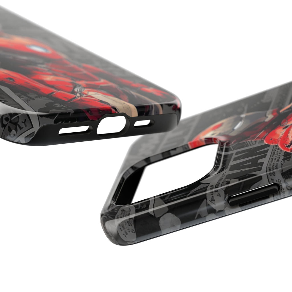 Iron Man Hero Tough Phone Cases - Durable, Stylish, Perfect for Marvel Fans, Geek Gifts, Comic Book Lovers, Unique Accessories