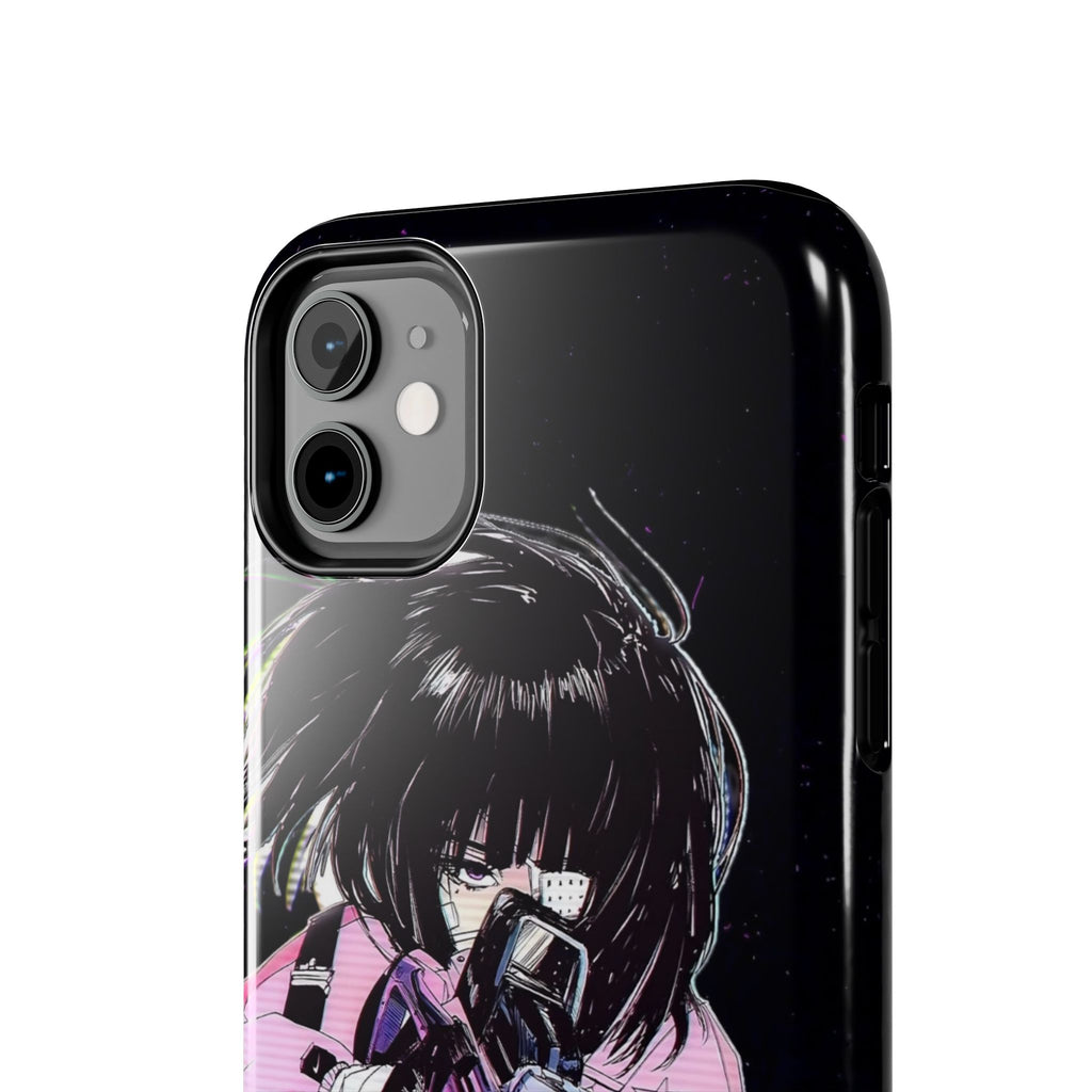 Anime-Style Tough Phone Cases with Edgy Designs, Perfect for Gamers, Cyberpunk Lovers, Gifts for Birthdays, Holidays, and Cosplay