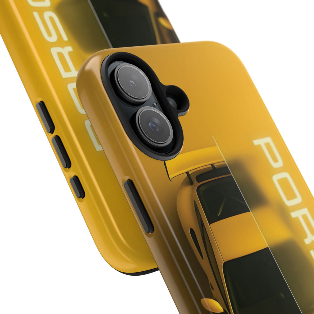 Stylish Car Lover's Phone Case, Durable Tough Phone Case, Gift for Car Enthusiasts, Porsche Design Case, Unique Auto Accessory