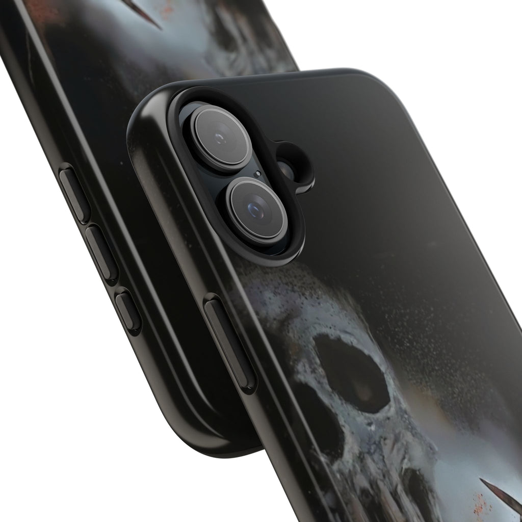 Gritty Horror Phone Cases for Fans, Tough Phone Cover, Unique Gift, Scary Design, Halloween Accessory, Movie Memorabilia