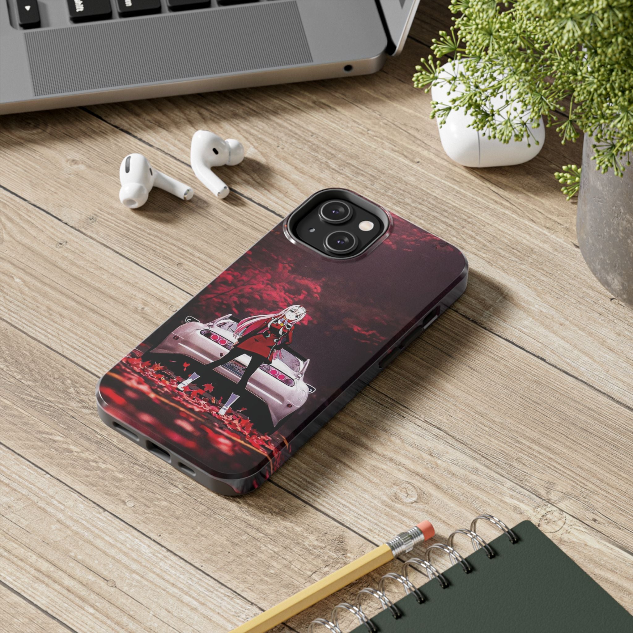 Anime-Inspired Tough Phone Case with Stylish Character Design