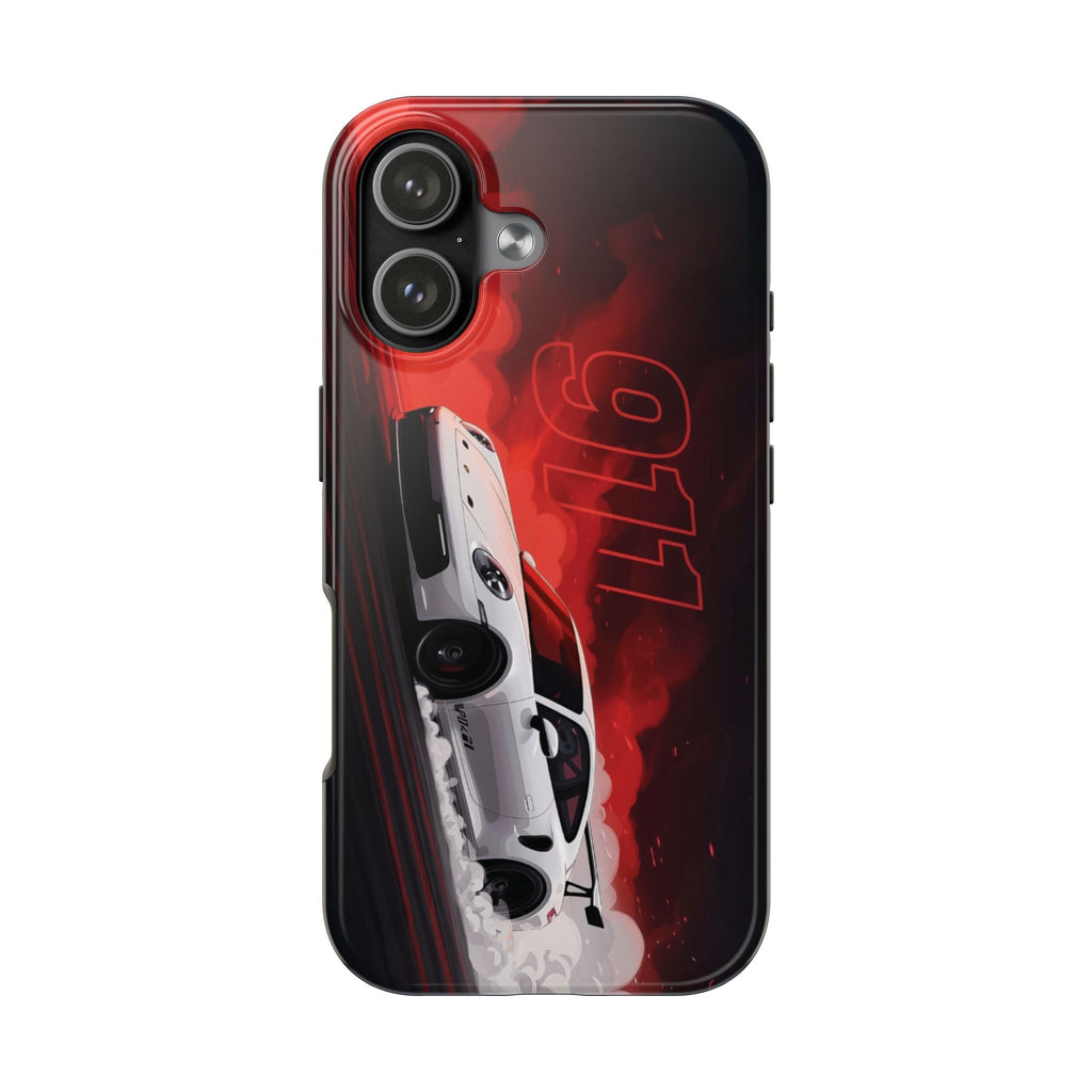 Racing-Inspired Porsche Tough Phone Case with 911 Design