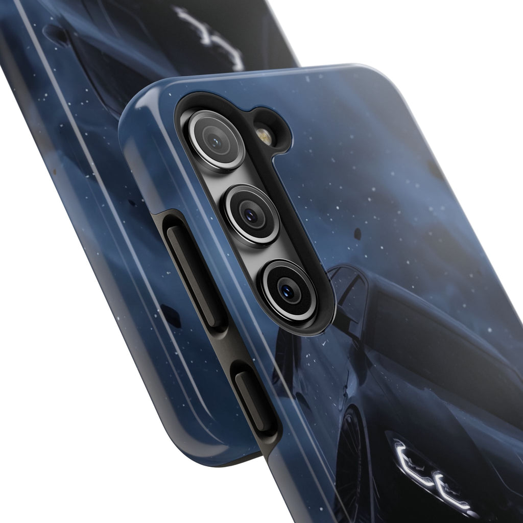 Car Enthusiast Phone Case | Tough Phone Cases, Car Lover Gift, Durable Cover, Automotive Accessories, Black Car Design
