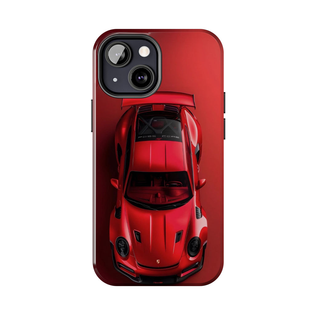 Sleek Sports Car Phone Cases for Automotive Enthusiasts, Durable Phone Covers, Car Lover Gifts, Stylish Tech Accessories, Red Racing Design
