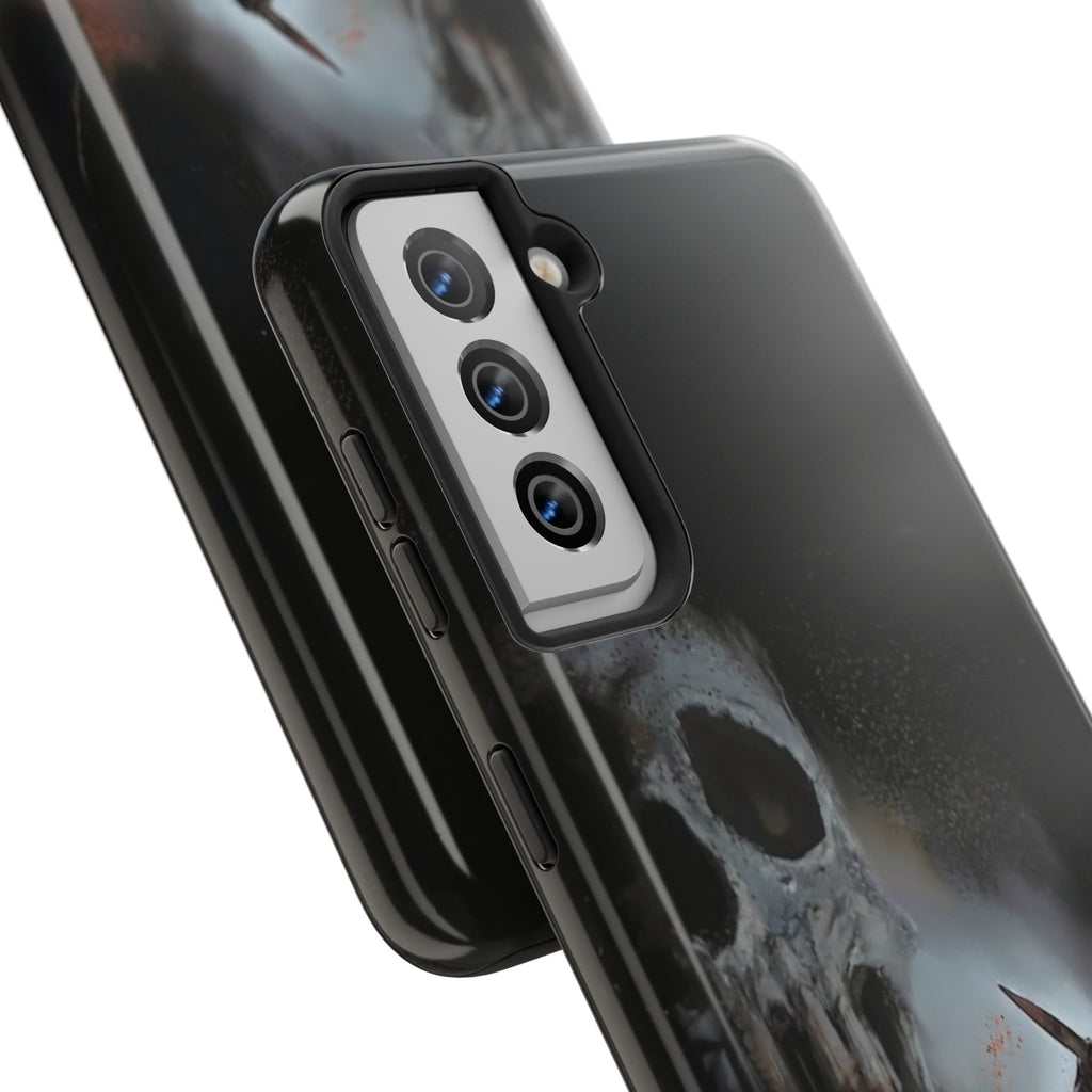 Gritty Horror Phone Cases for Fans, Tough Phone Cover, Unique Gift, Scary Design, Halloween Accessory, Movie Memorabilia