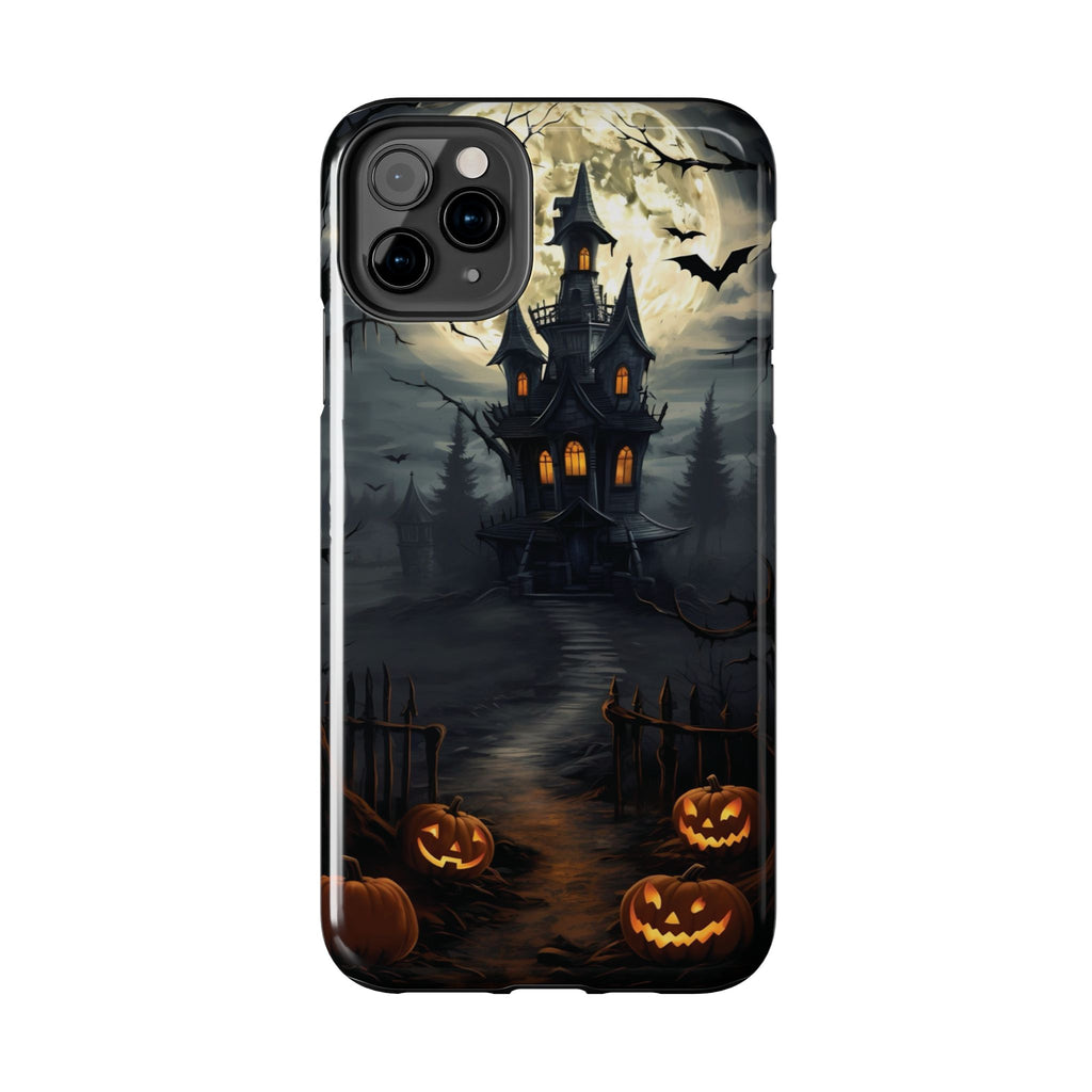 Halloween Haunted House Phone Cases, Tough Cases for Spooky Vibes, Gifts for Halloween Lovers, Ghostly Decor, Fall Accessories