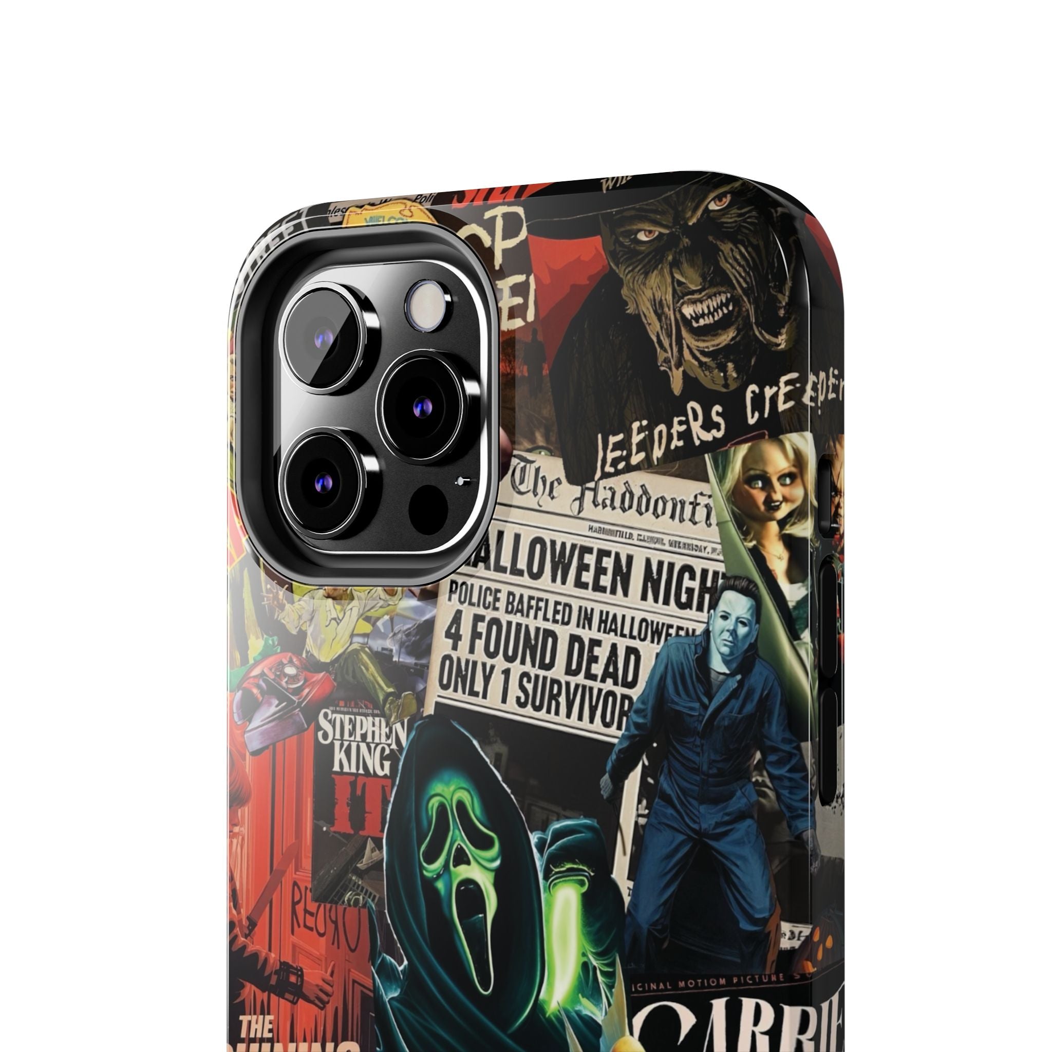 Spooky Horror Movie Phone Case | Tough Phone Cases for Horror Lovers, Halloween Gifts, Unique Accessories, Movie Night Essentials, [...]