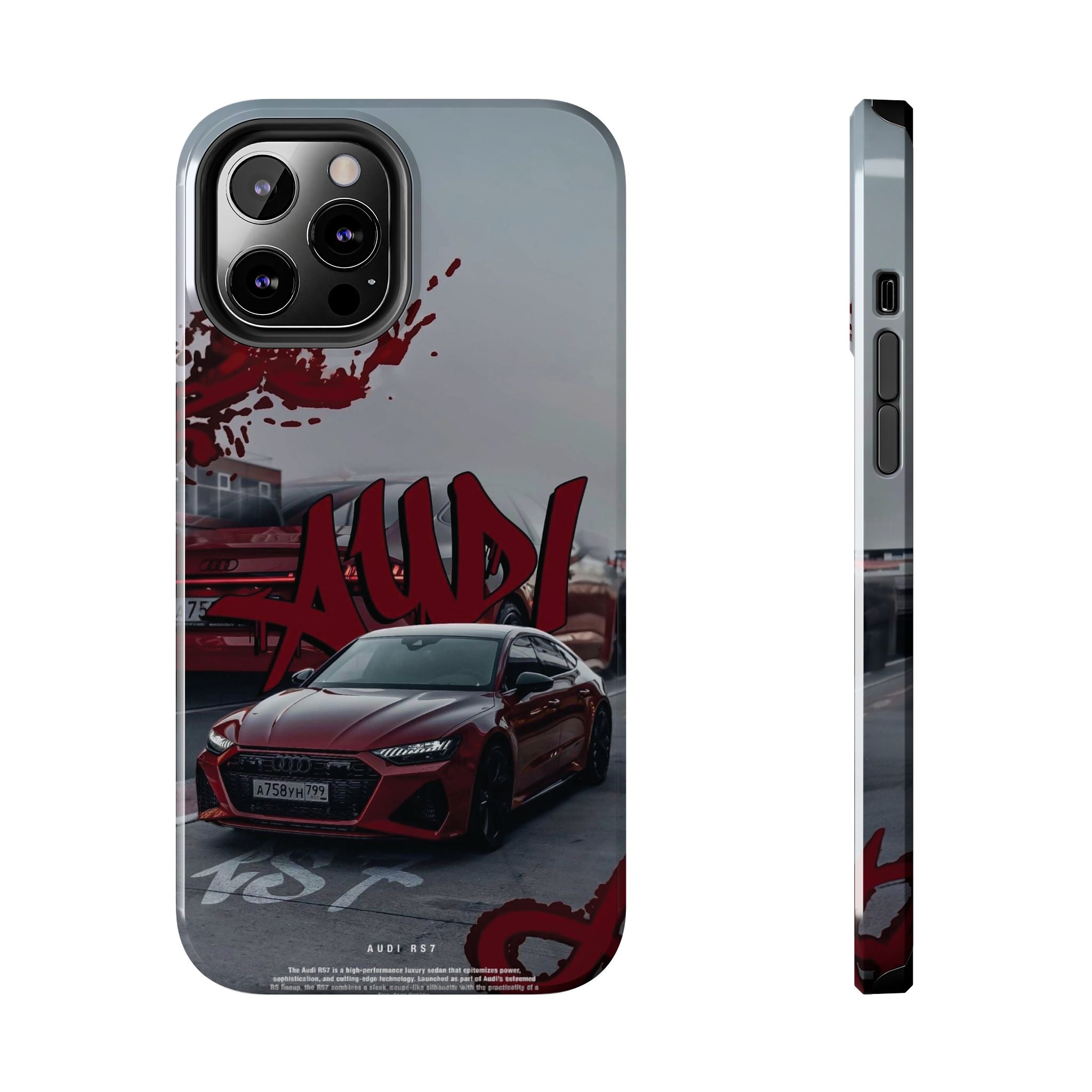 Audi-Inspired Tough Phone Case for Car Enthusiasts