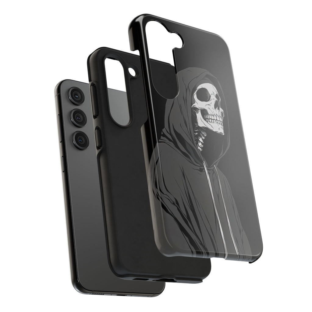 Edgy Skull Phone Cases, Protective Phone Cover, Goth Aesthetic, Halloween Decor, Unique Gift