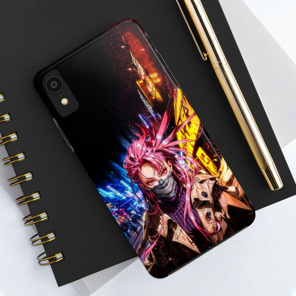 Vibrant Art Phone Case, Tough Phone Cases, Anime Phone Cover, Stylish Phone Protector, Unique Gift for Gamers, Colorful Accessory
