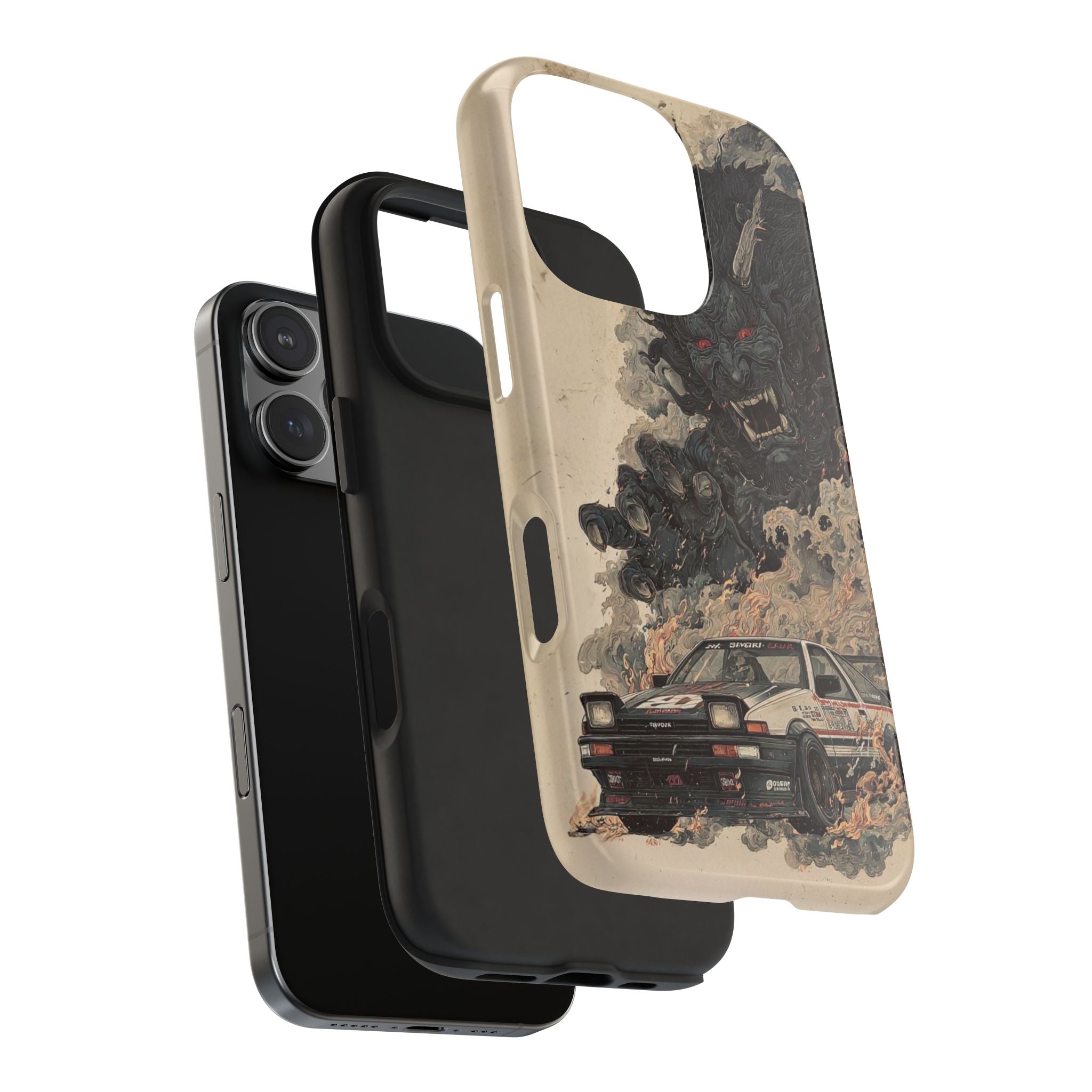 Demon Car Tough Phone Case - Unique Racing Protection