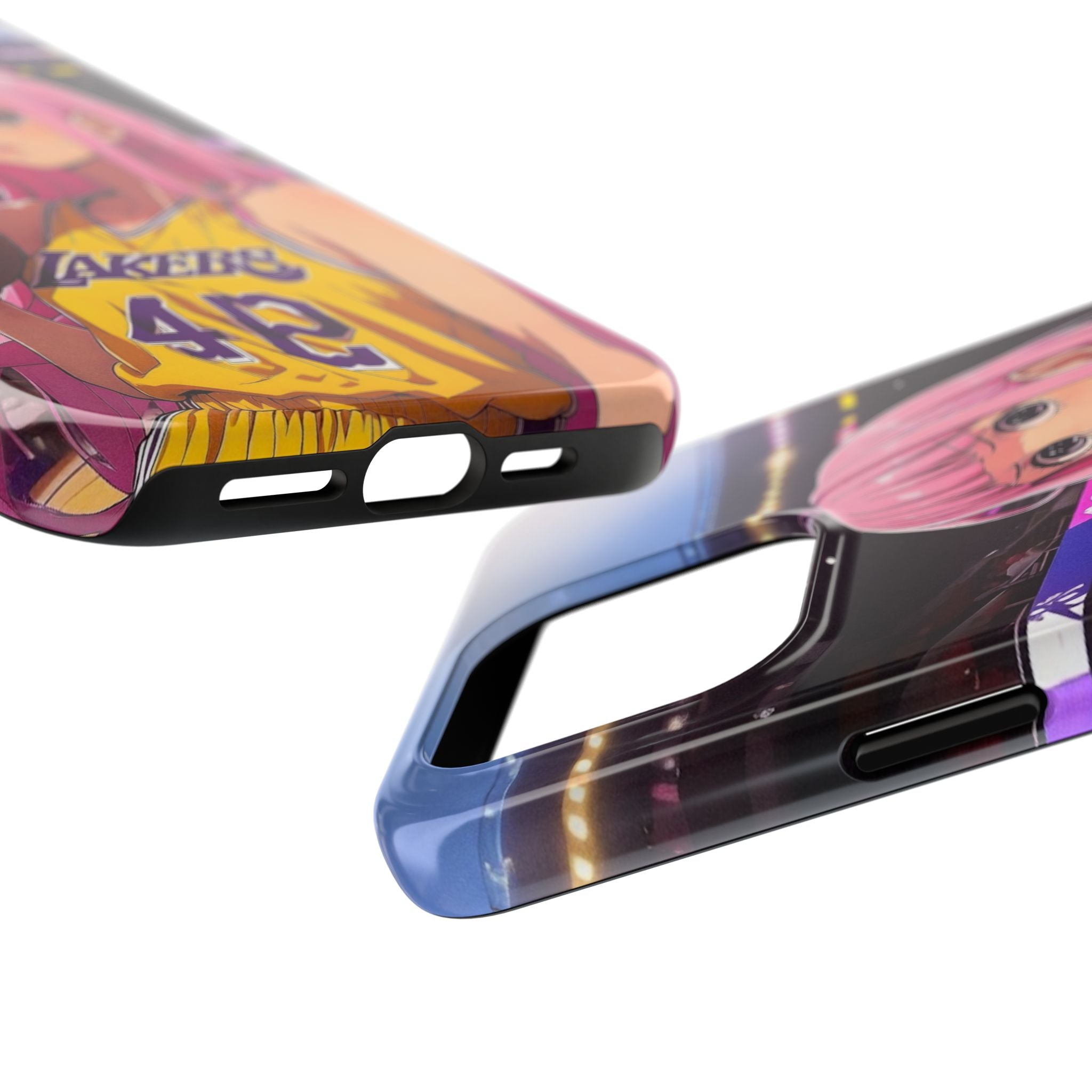 Sporty Anime Phone Cases - Tough Protection, Unique Basketball Design, Gift for Fans, Durable Soft Case, Perfect for Sports Lovers