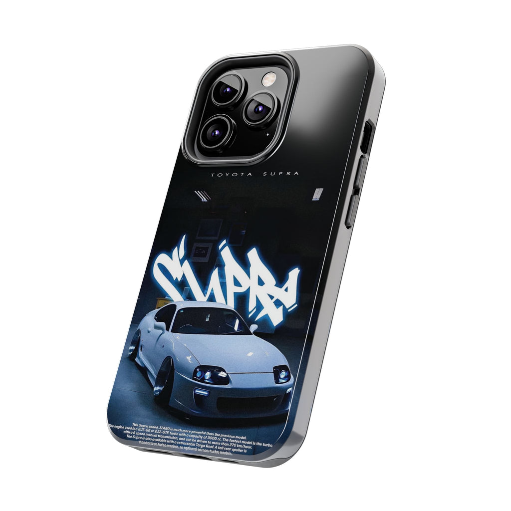 Toyota Supra Graffiti Phone Case - Tough & Stylish Protection for Car Enthusiasts