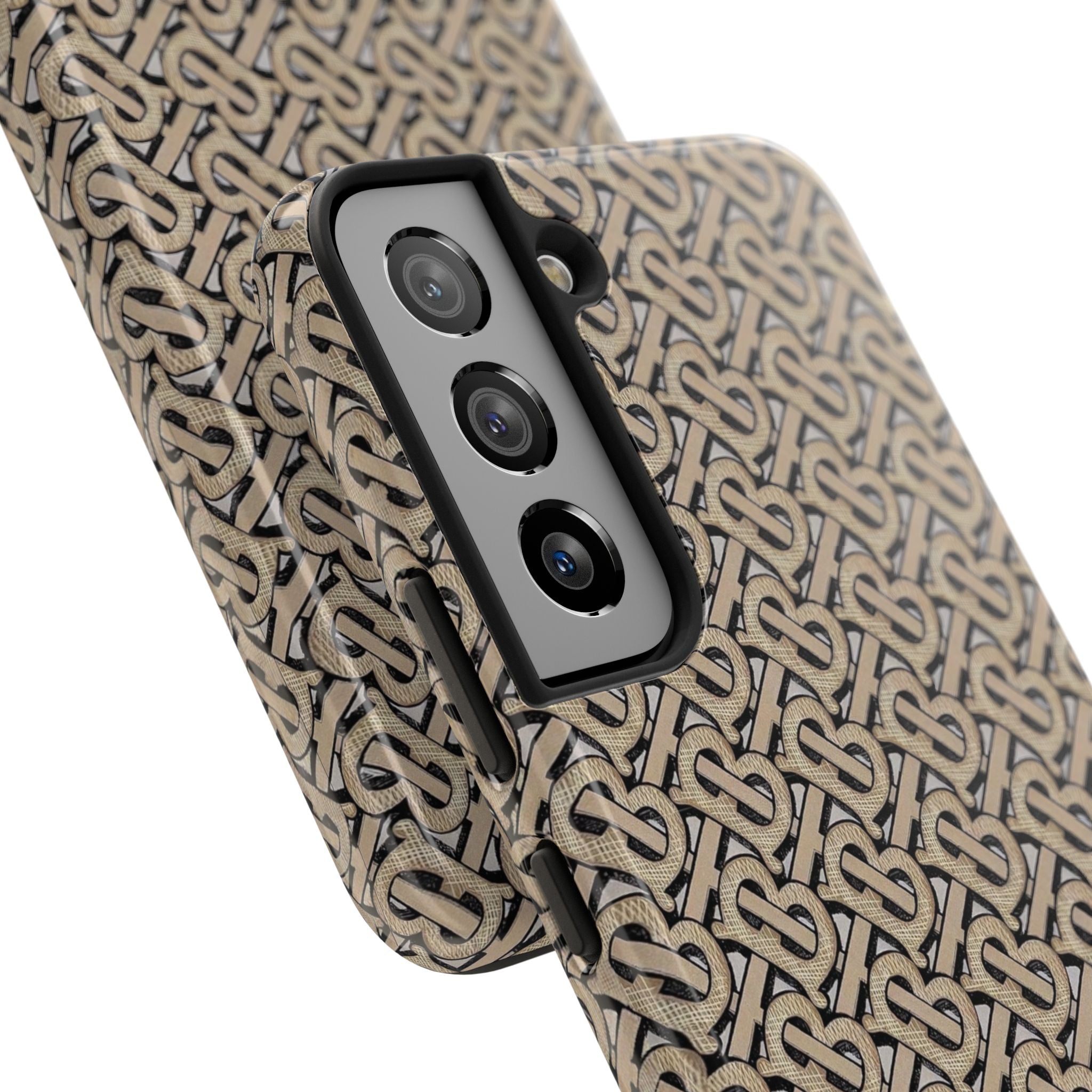Elegant Interwoven Pattern Tough Phone Cases, Stylish Phone Covers, Durable Cases for Everyday Adventures, Gift for Phone Lovers
