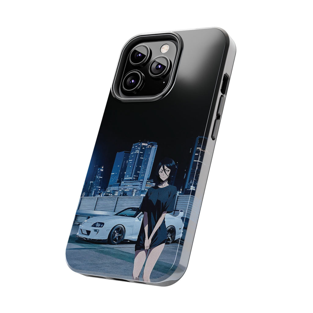 Anime-Inspired Tough Phone Case for Car Enthusiasts